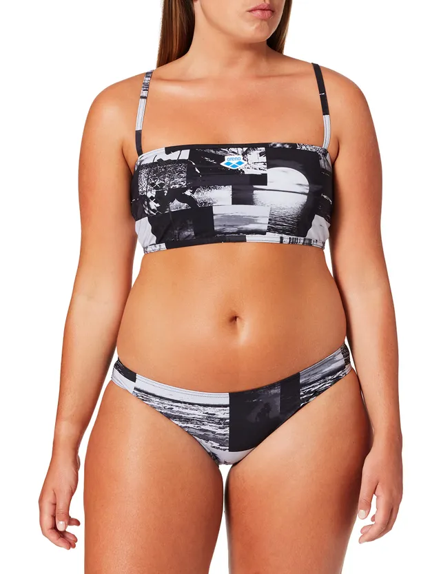arena-icons-team-stripe-bandeau-bikini-due-pezzi-donna image 1
