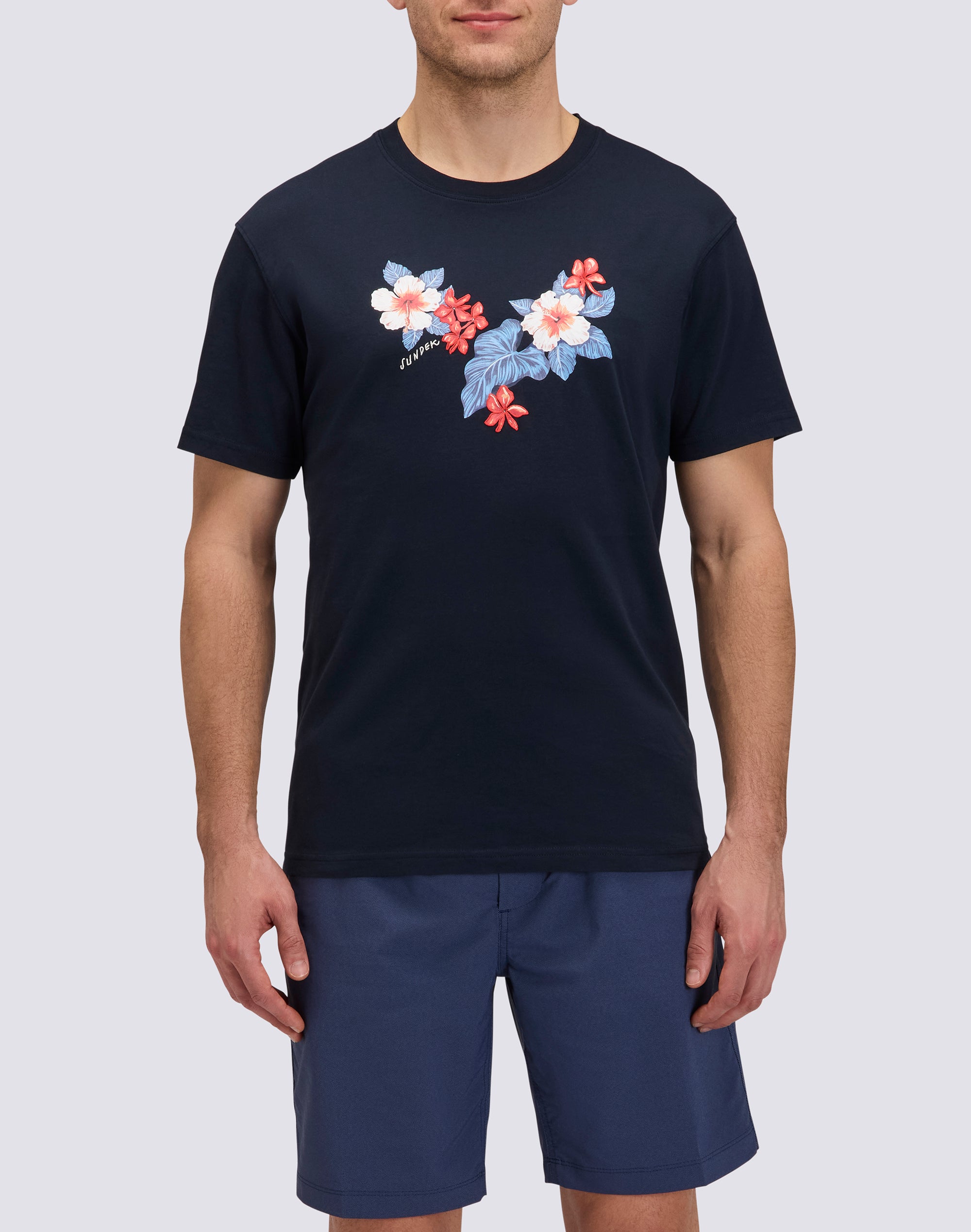 sundek-t-shirt-uomo-capsule-microstampa-floreale image 1