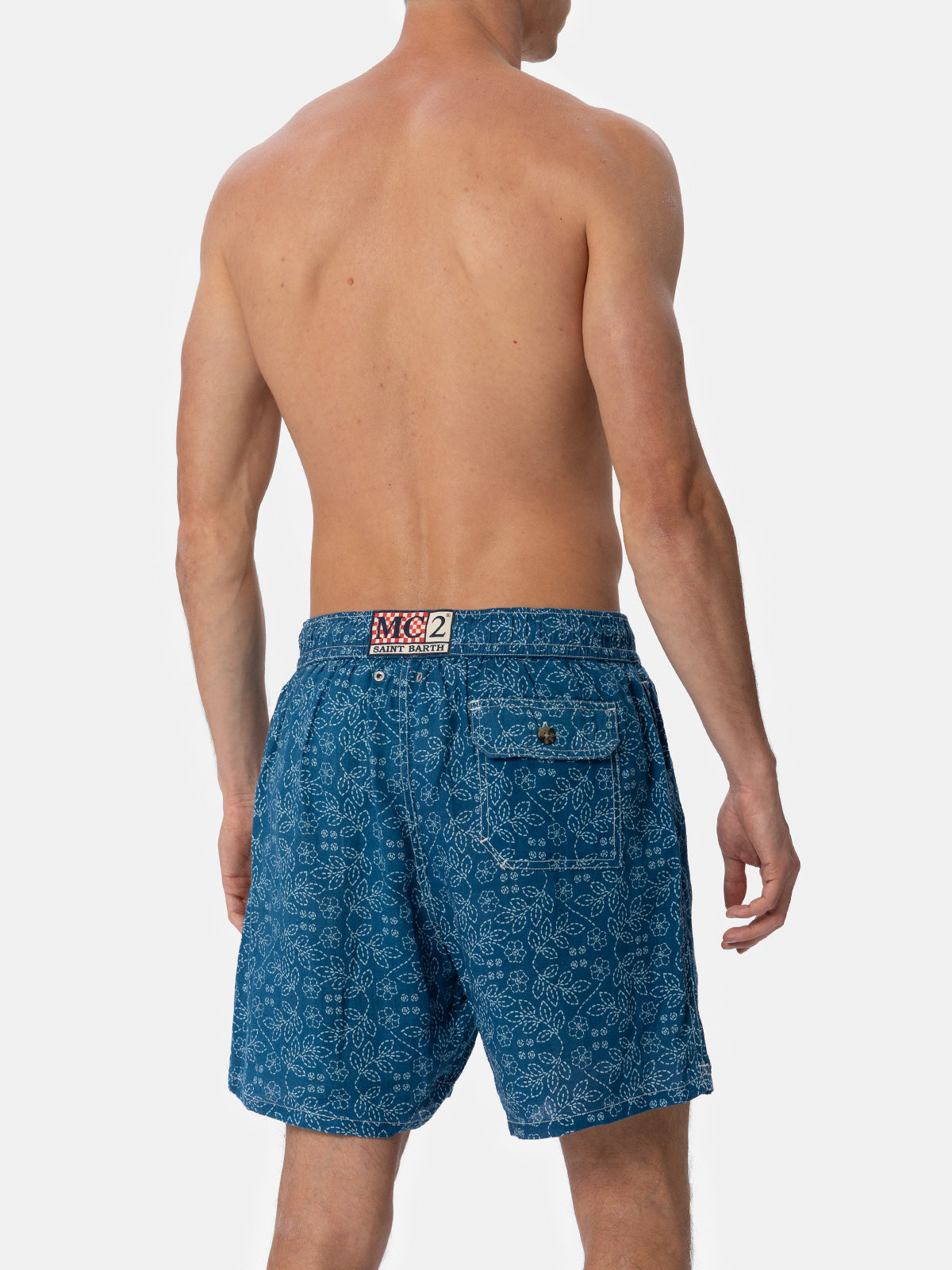 mc2-saint-barth-costume-gustavia-uomo-in-lino-fantasia-sashiko-blu image 5