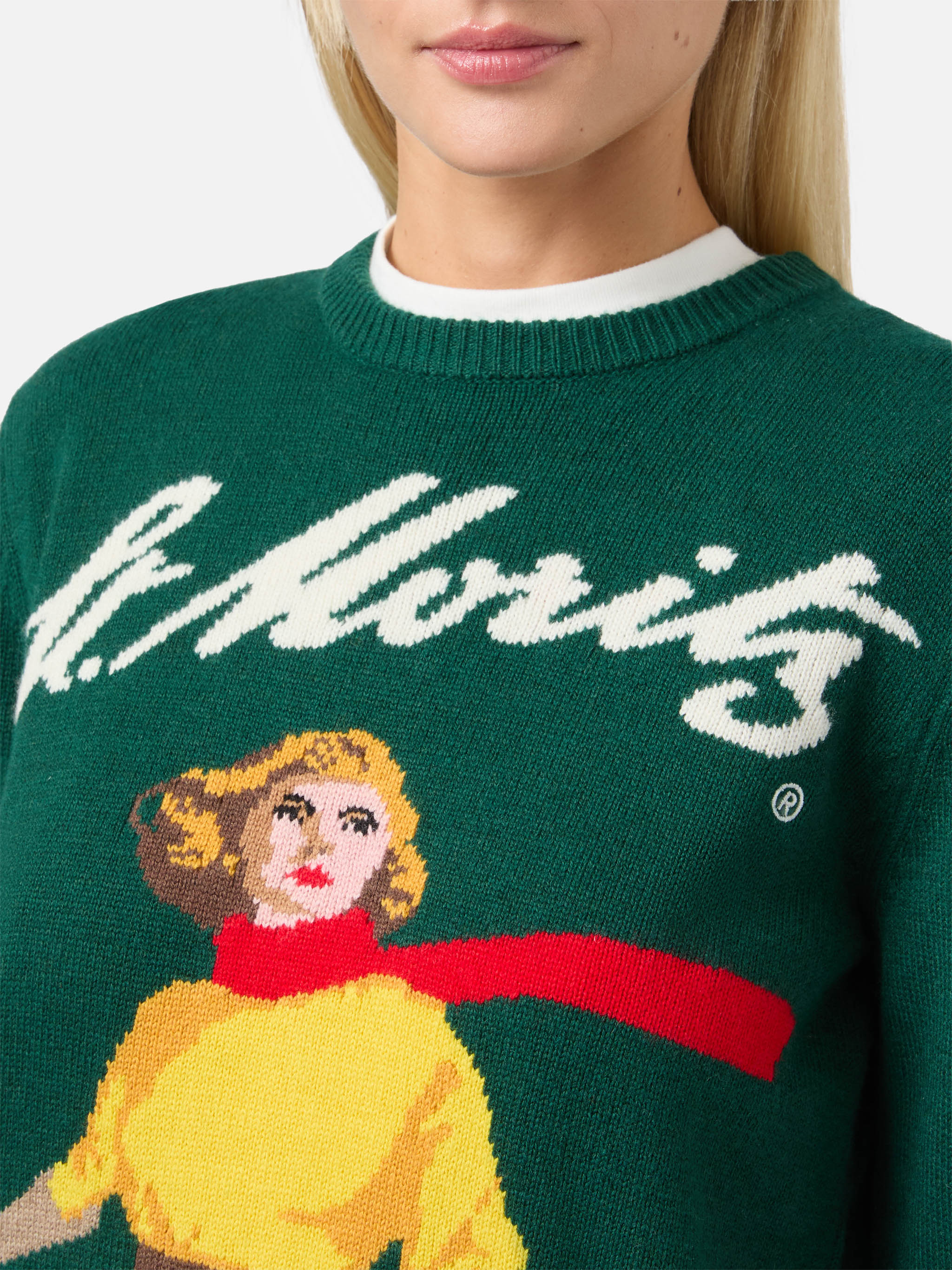 mc2-saint-barth-maglione-new-queen-in-misto-cashmere-verde-con-jacquard-cartolin image 2