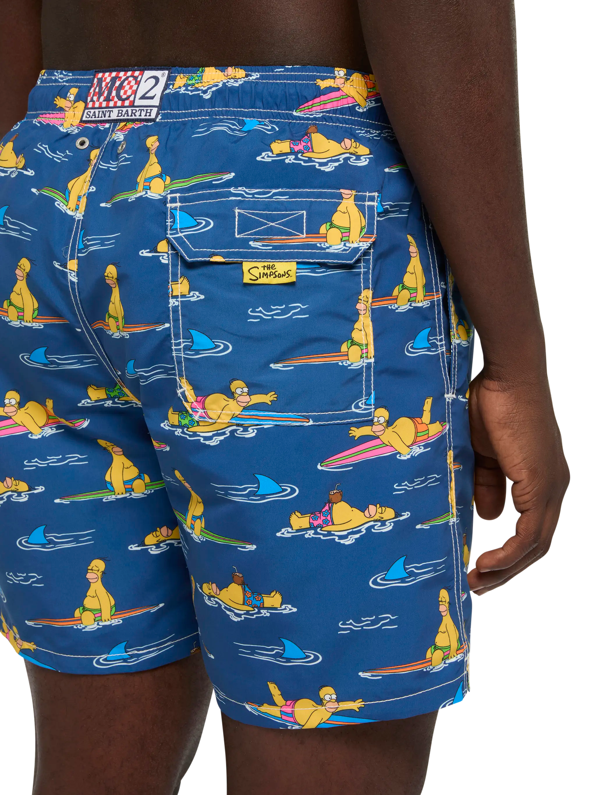 costume-mare-mc2-saint-barth-gustavia-lunghezza-media-con-stampa-homer-simpson-s image 6