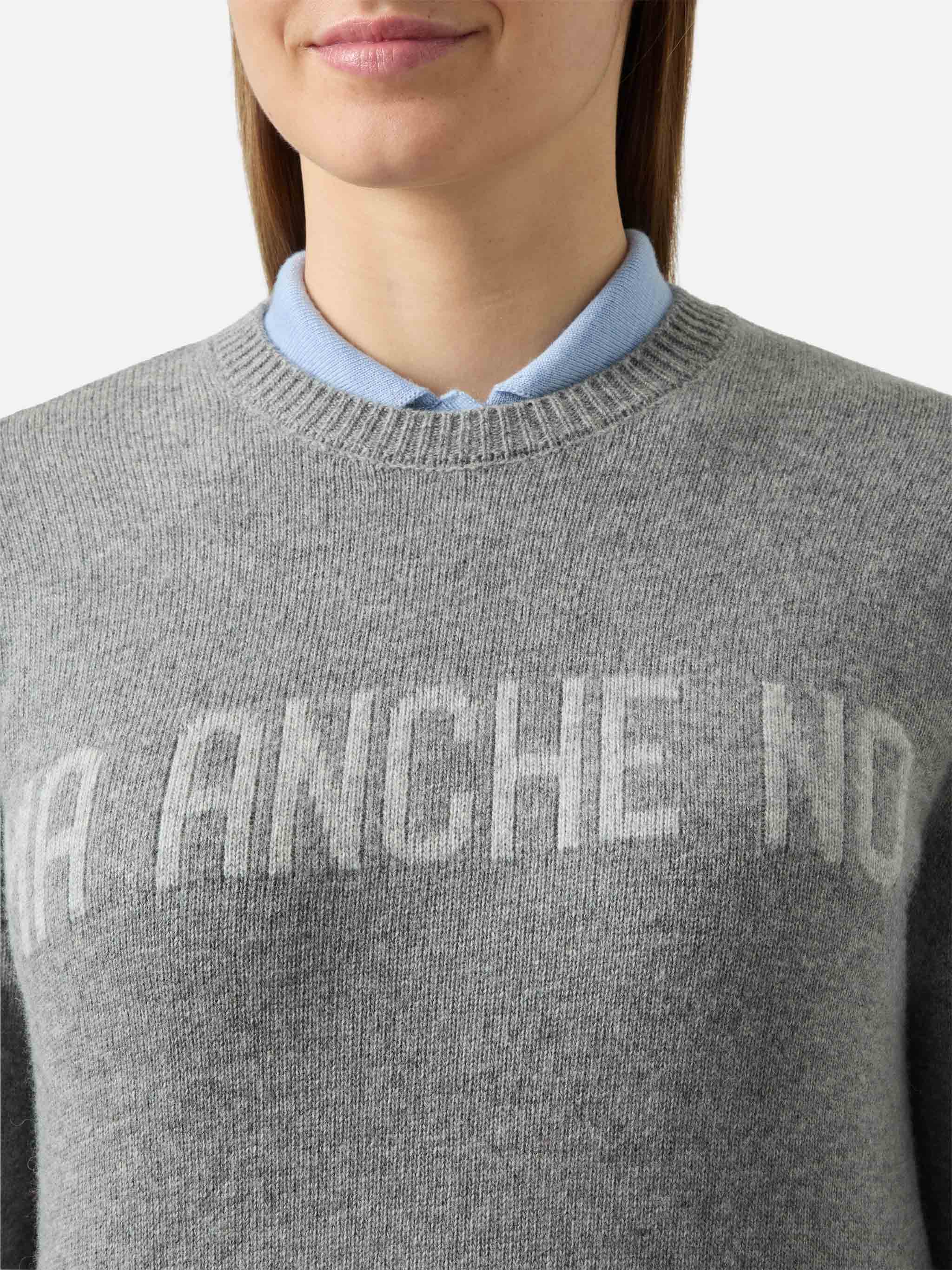 mc2-saint-barth-maglione-new-queen-donna-girocollo-jacquard-grigio-cashmere image 2