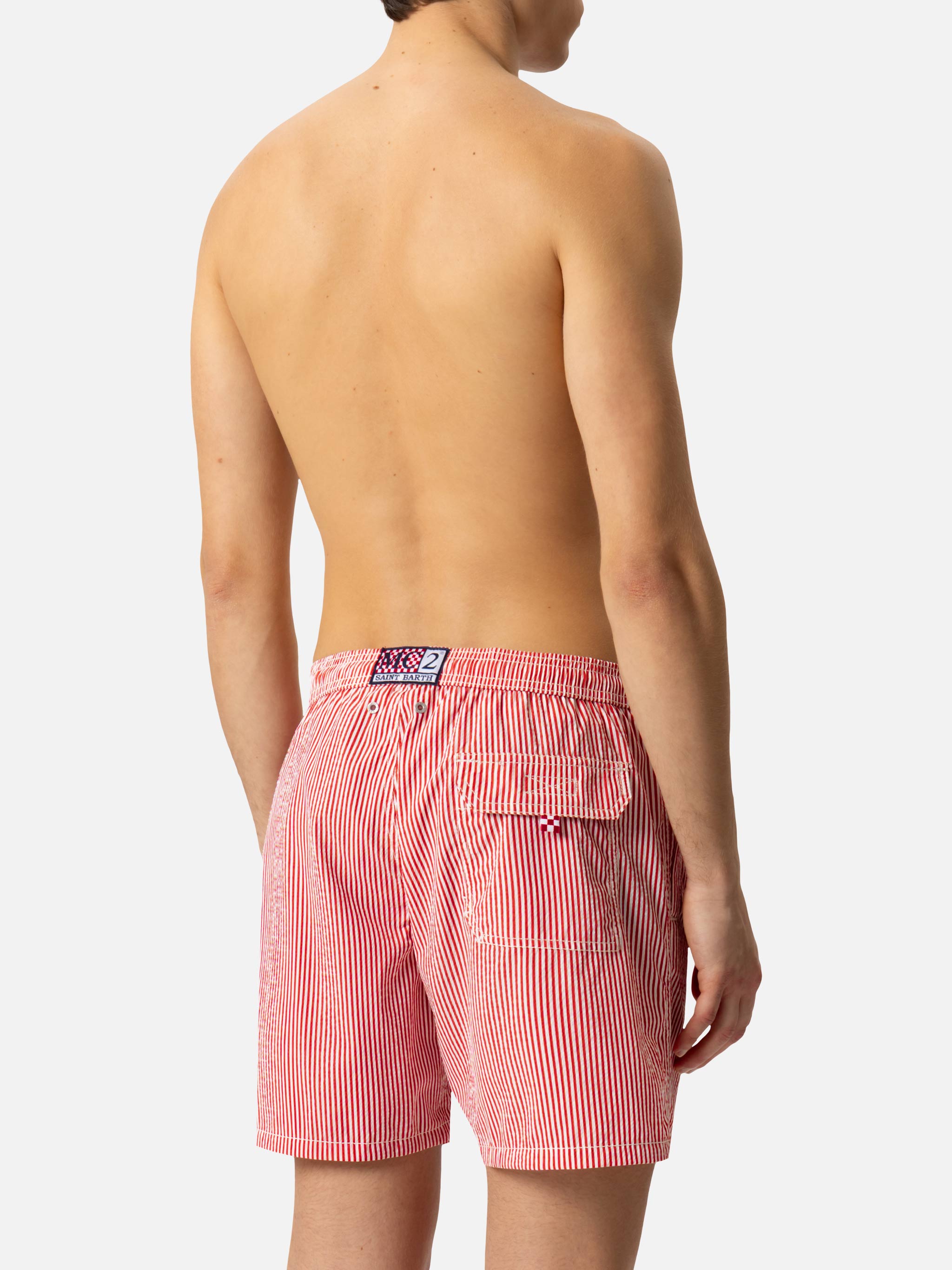 mc2-saint-barth-costume-patmos-uomo-seersucker-righe-rosse image 6