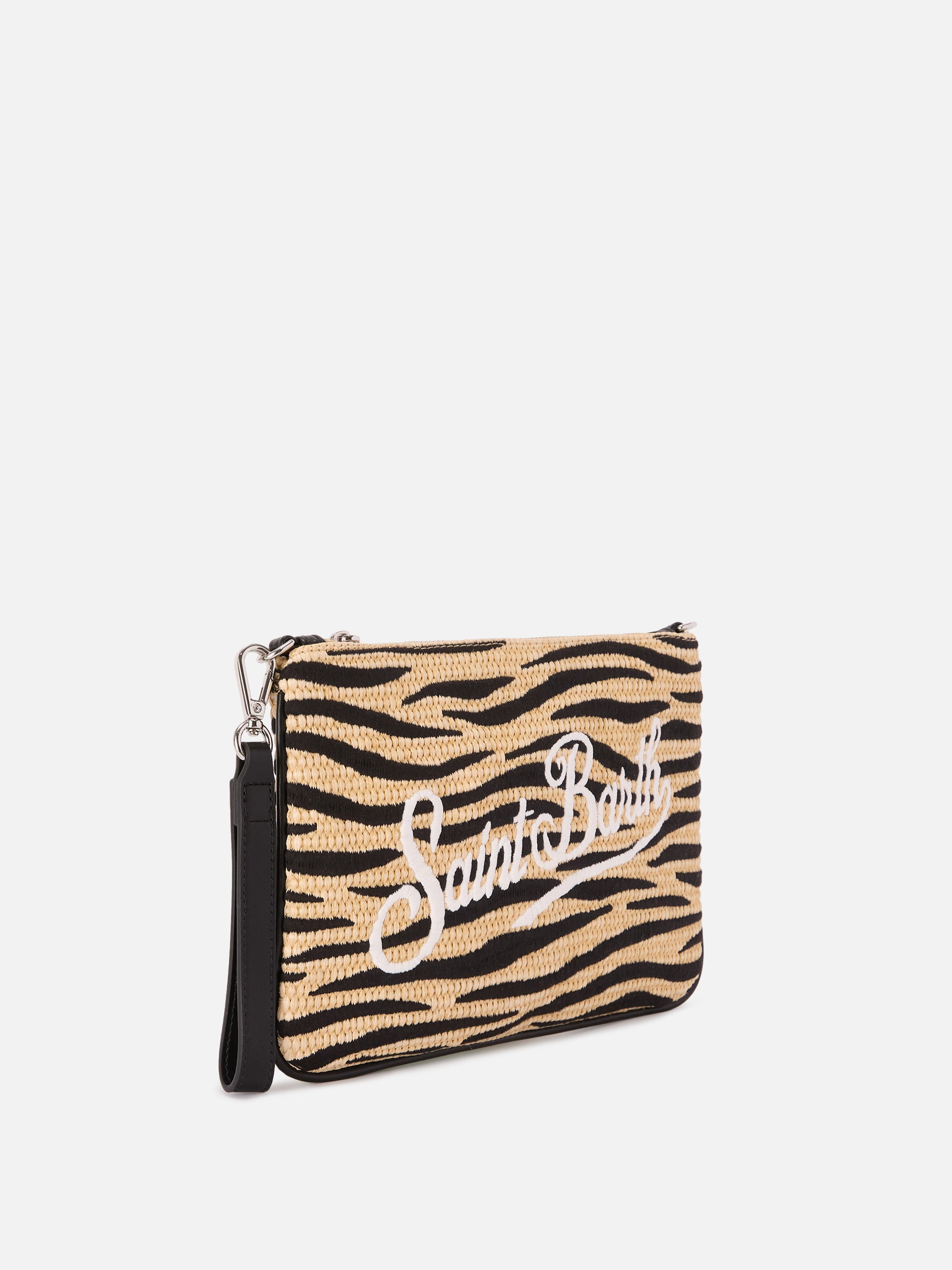 mc2-saint-barth-parisienne-pouch-zebrata-ricamata-beige-con-tracolla-removibile image 3