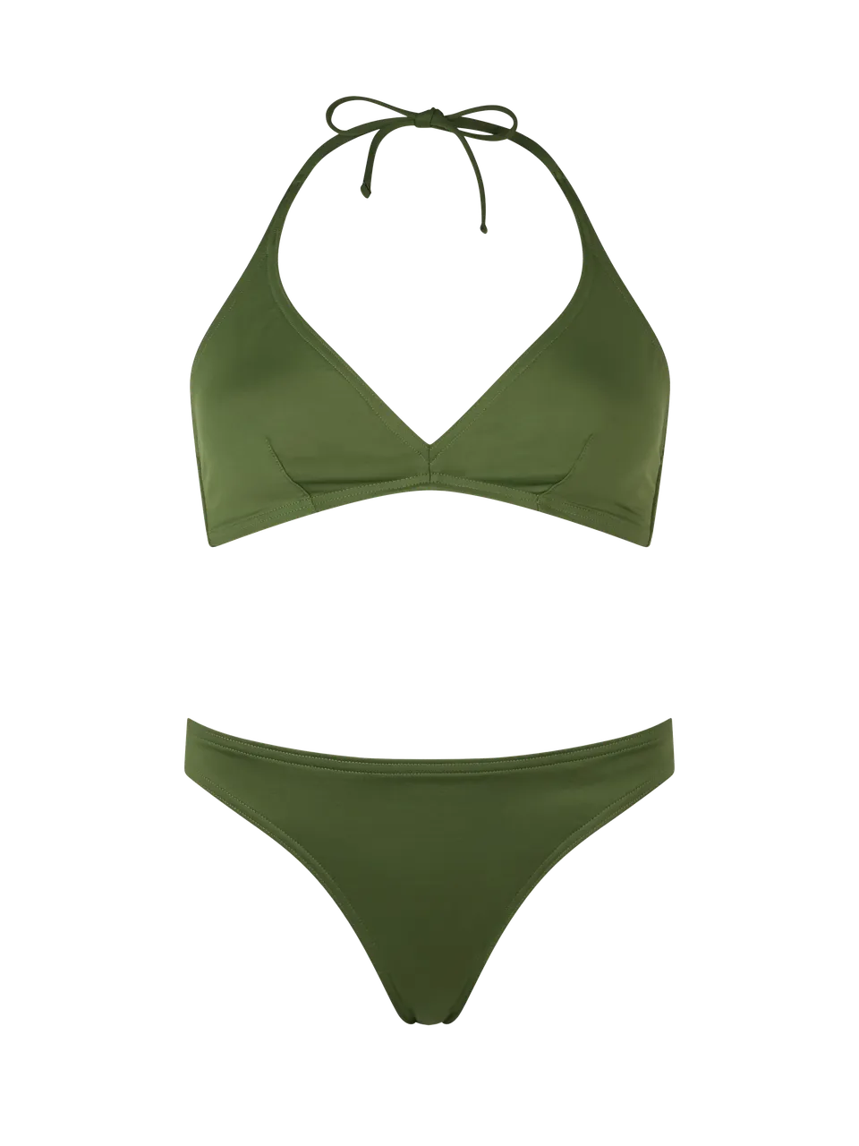 mc2-saint-barth-bikini-gaia-maia-da-donna-bralette-triangolo-verde-militare image 1