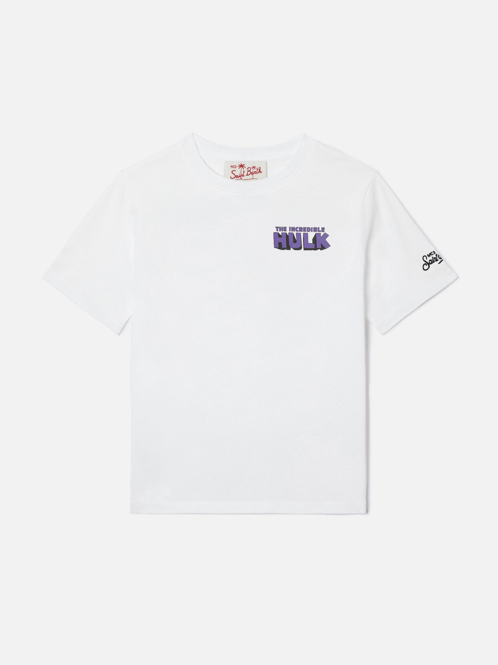 mc2-saint-barth-t-shirt-portland-jr-bambino-bianca-hulk-marvel-special-edition image 3