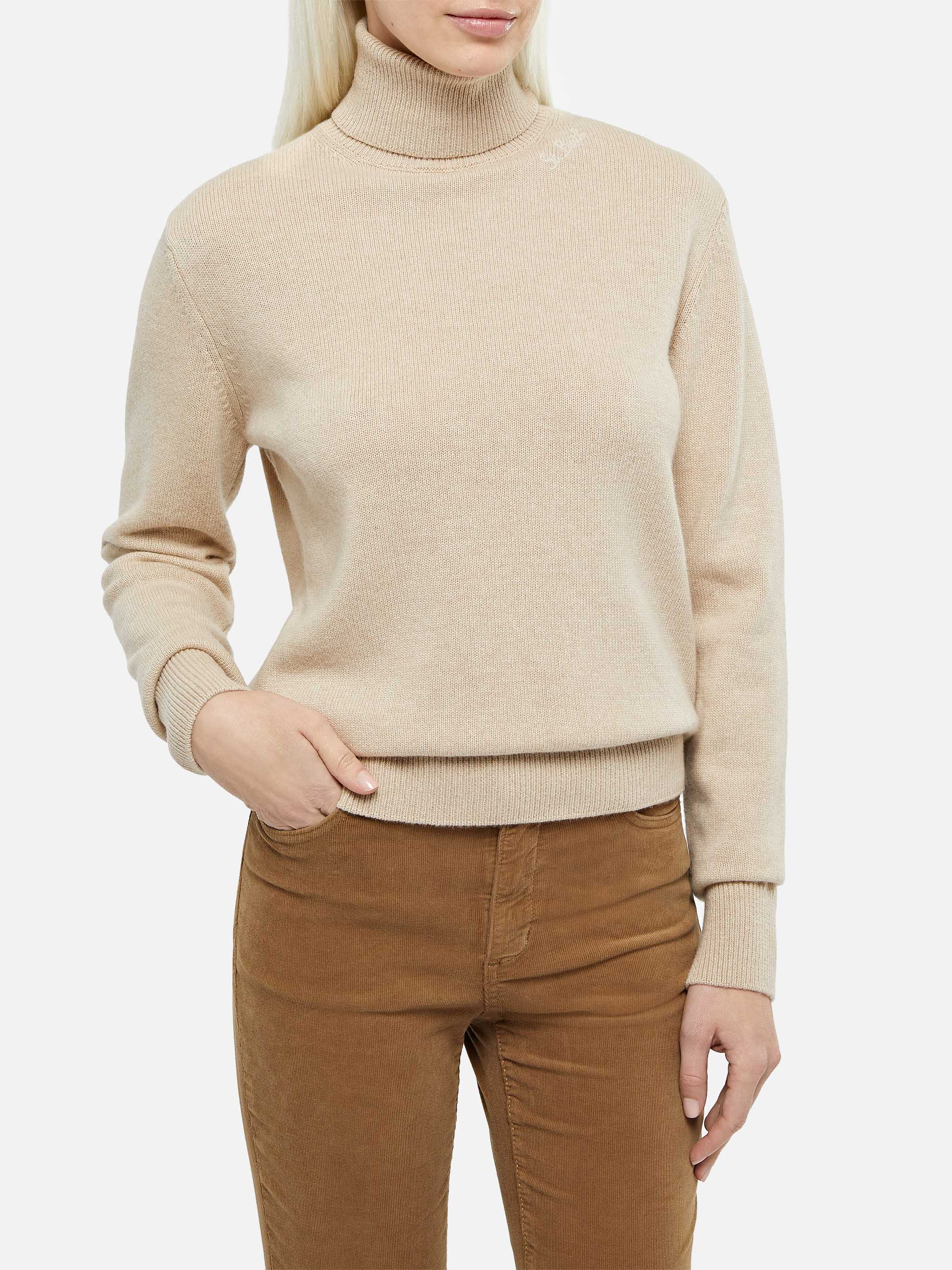 mc2-saint-barth-dolcevita-moody-donna-beige-in-misto-cashmere image 1