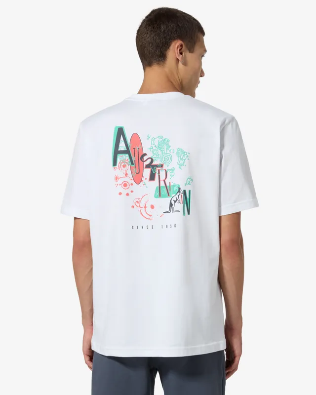 australian-plancton-t-shirt-t-shirt-in-cotone-con-stampa-retro image 1