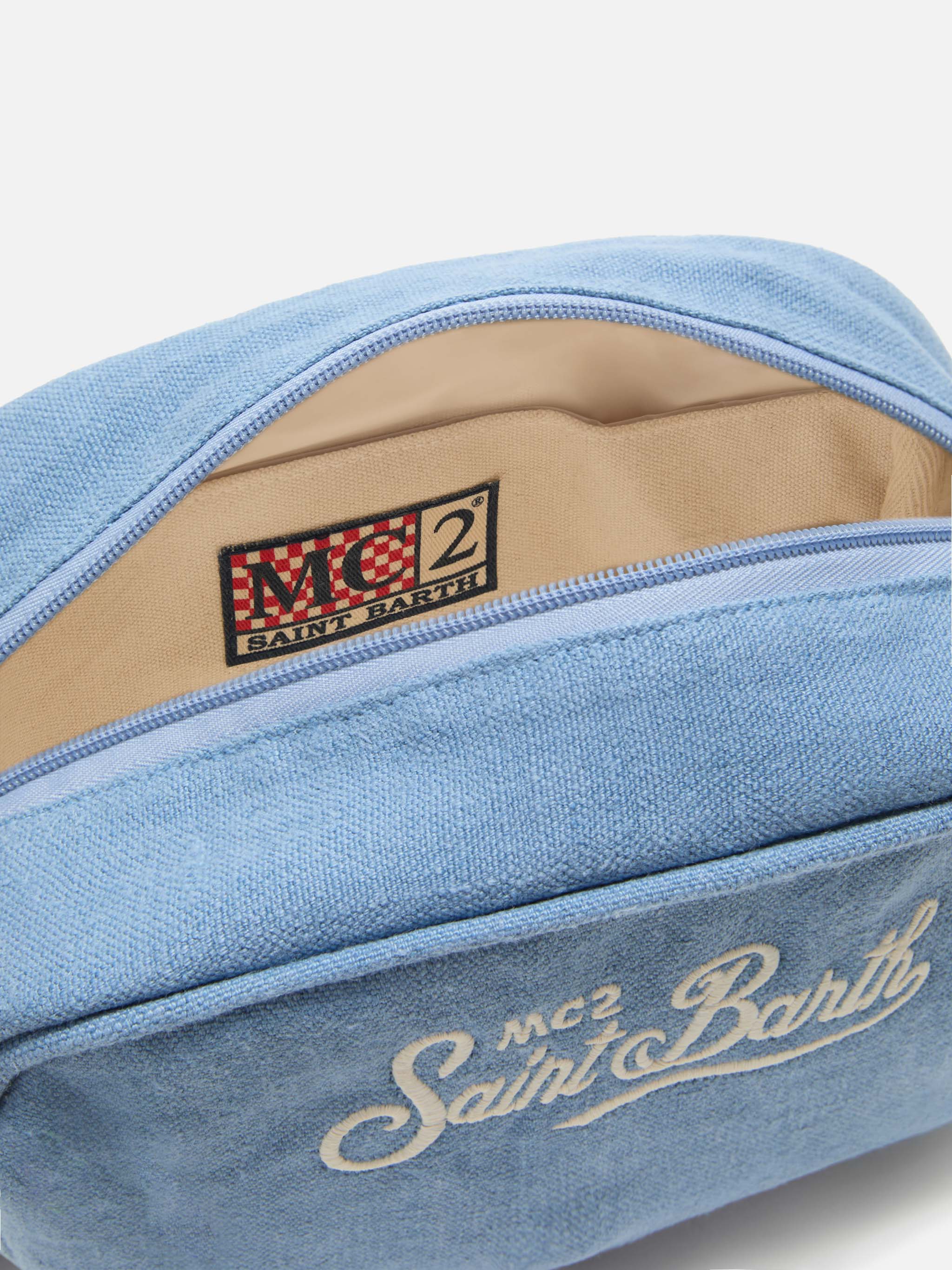 mc2-saint-barth-westwood-beauty-bag-lino-blu-logo-ricamato image 4