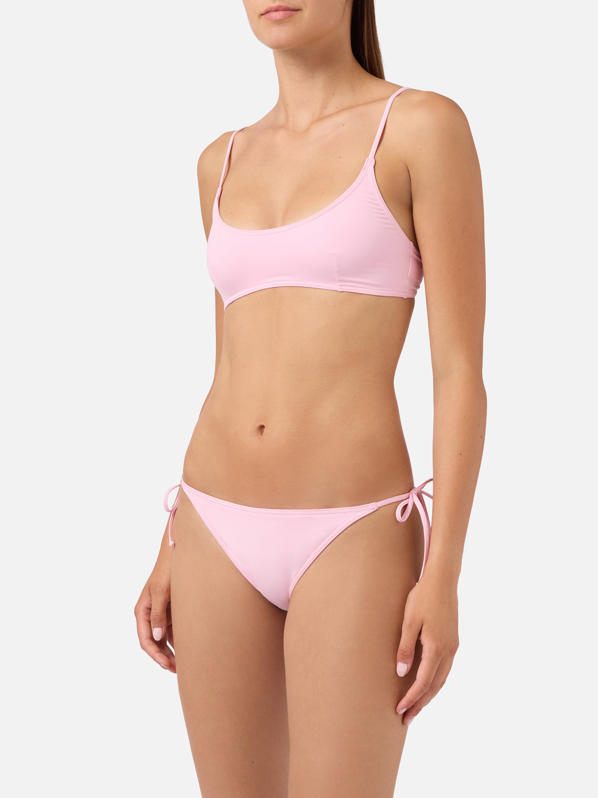 mc2-saint-barth-judy-virgo-bikini-bralette-rosa-chiaro-con-laccetti image 2