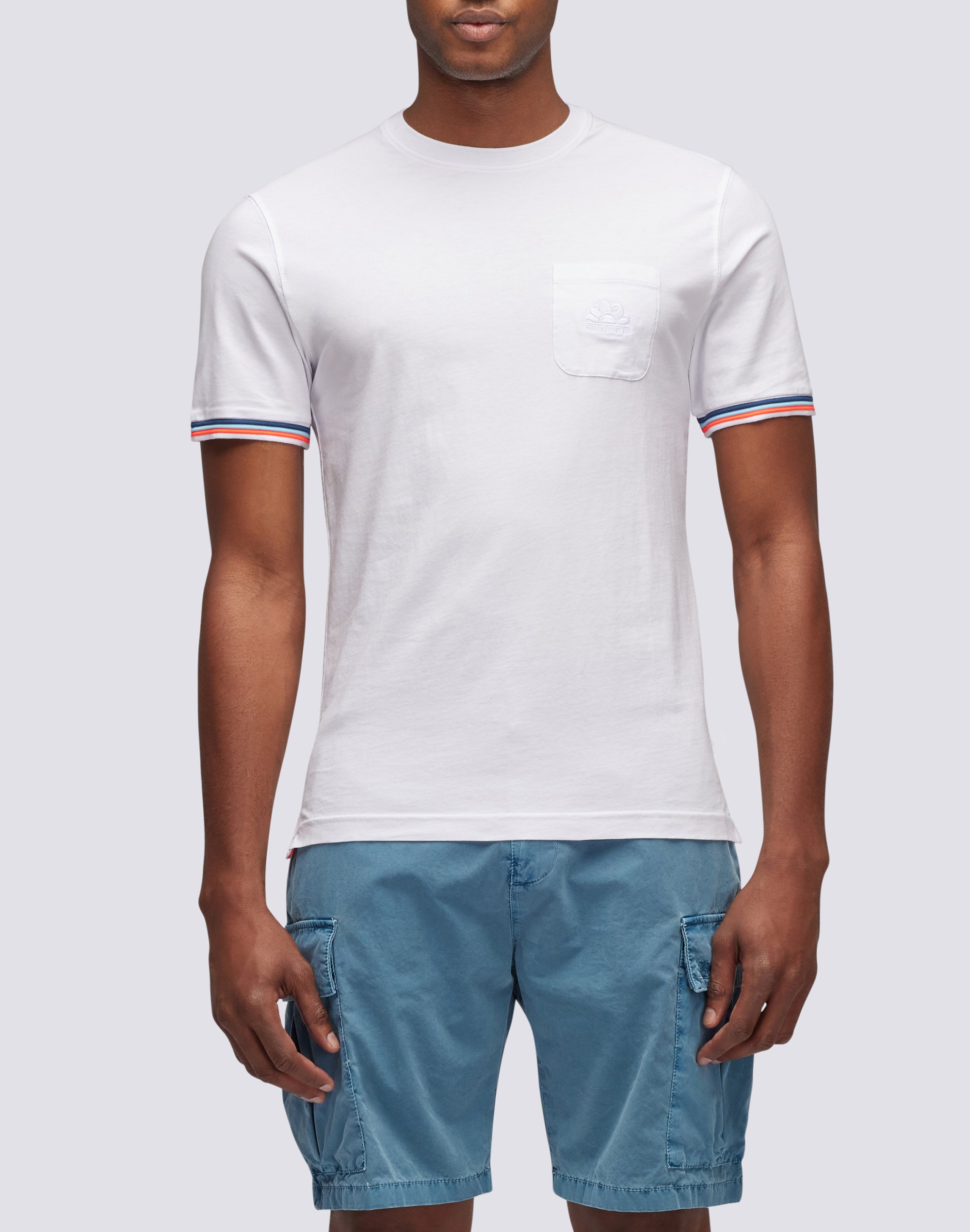sundek-finn-t-shirt-uomo-girocollo-con-taschino image 1