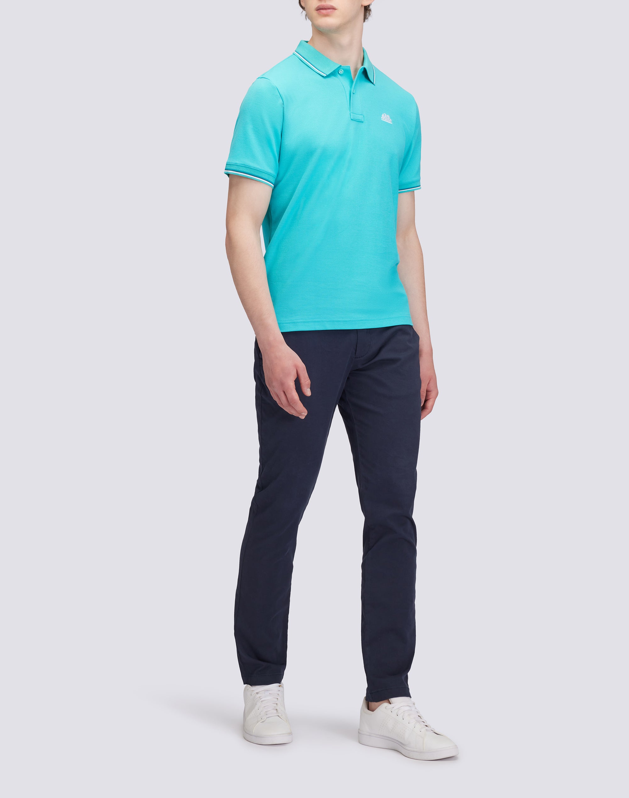 sundek-polo-uomo-in-cotone-pima-a-tinta-unita image 4
