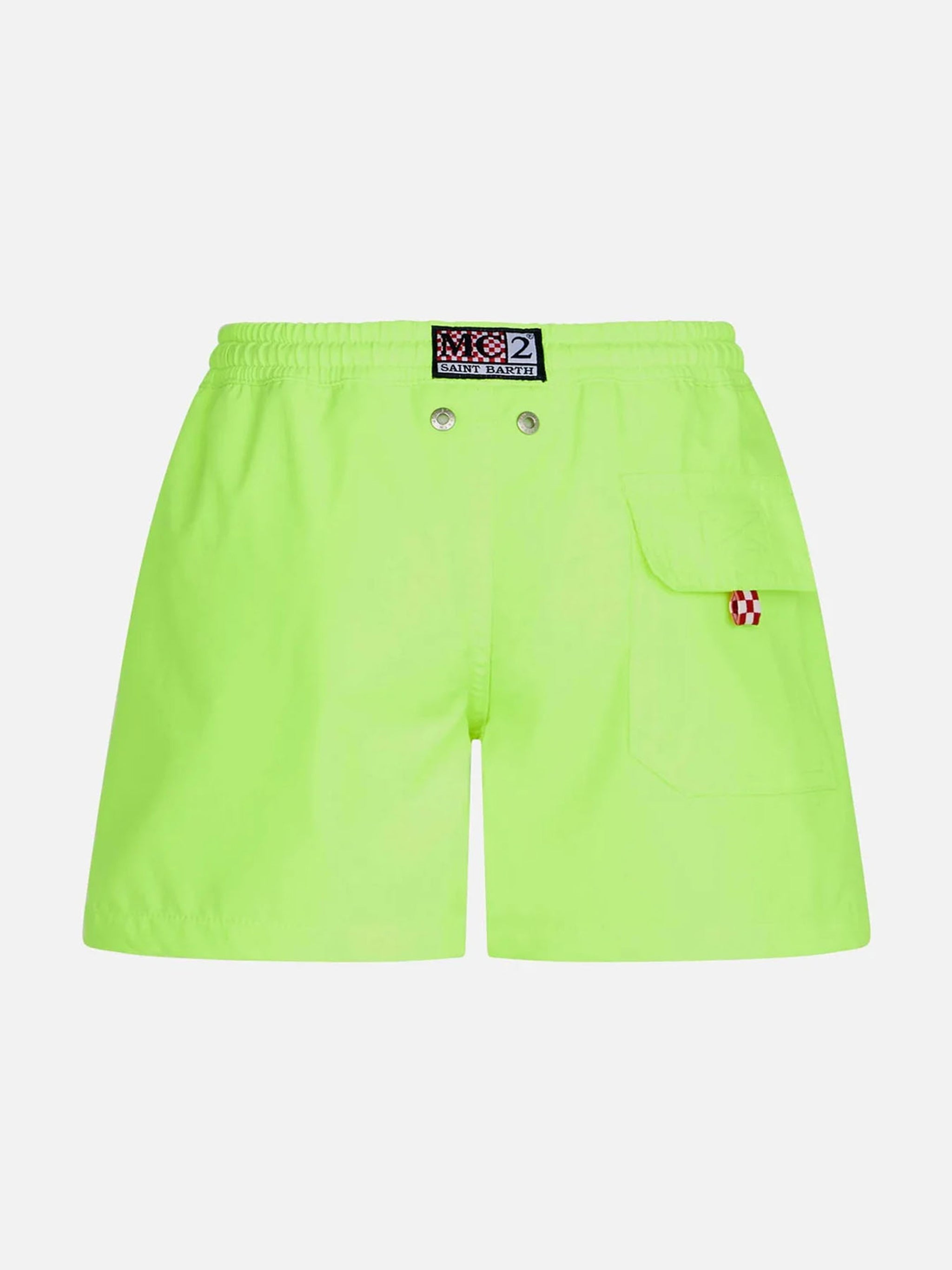 mc2-saint-barth-costume-boxer-mare-bambino-giallo-fluo-comfort image 2