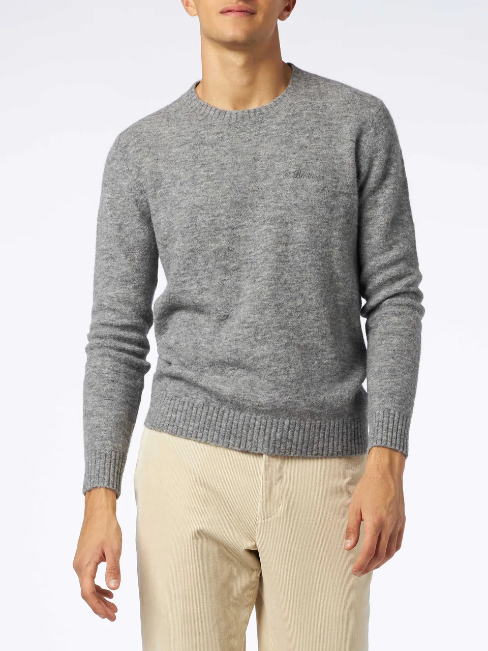 mc2-saint-barth-heron-maglia-uomo-lana-stretch-grigio-m-lange image 1