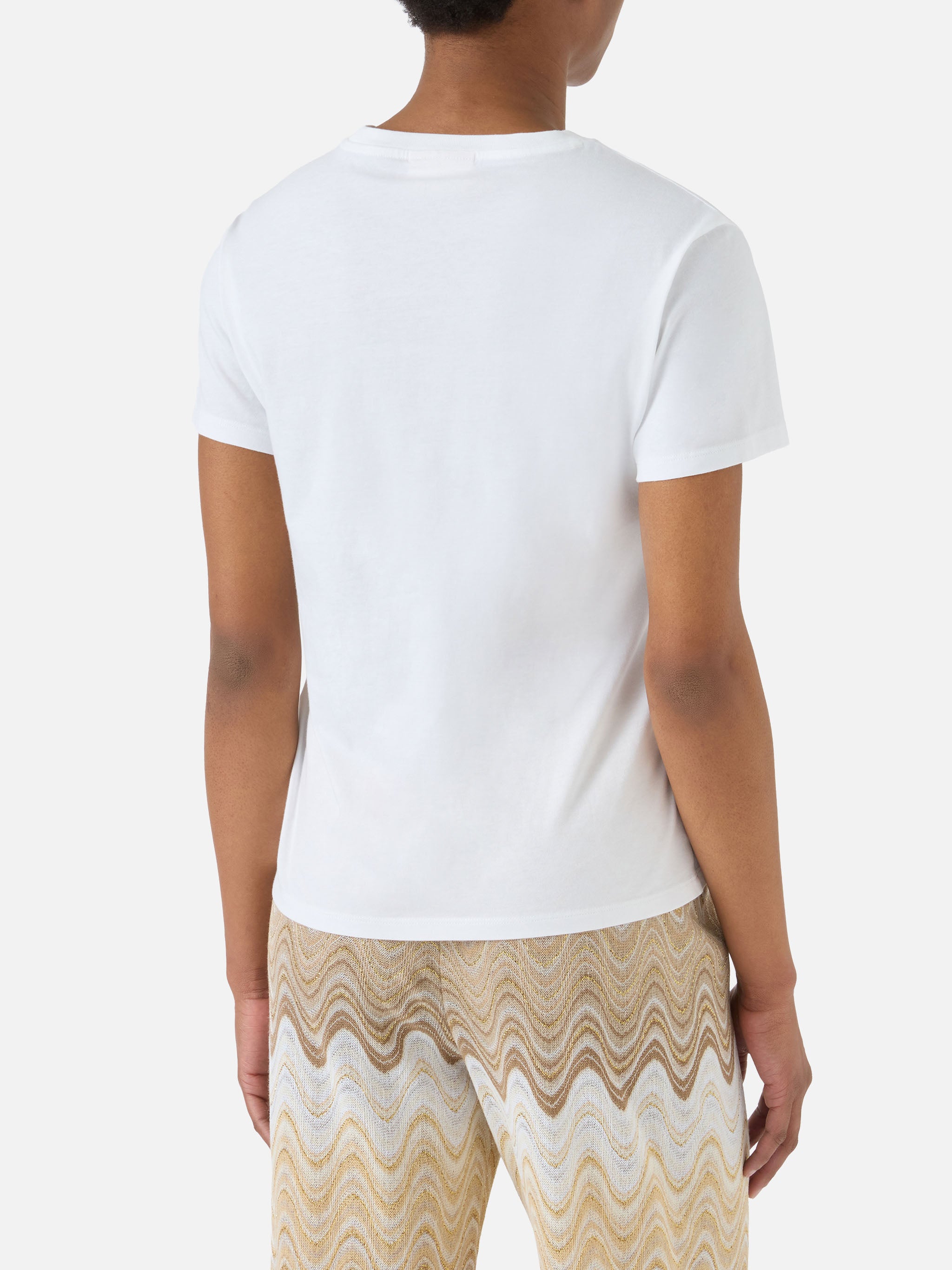 mc2-saint-barth-t-shirt-emilie-donna-bianca-con-ricamo-group-therapy image 3
