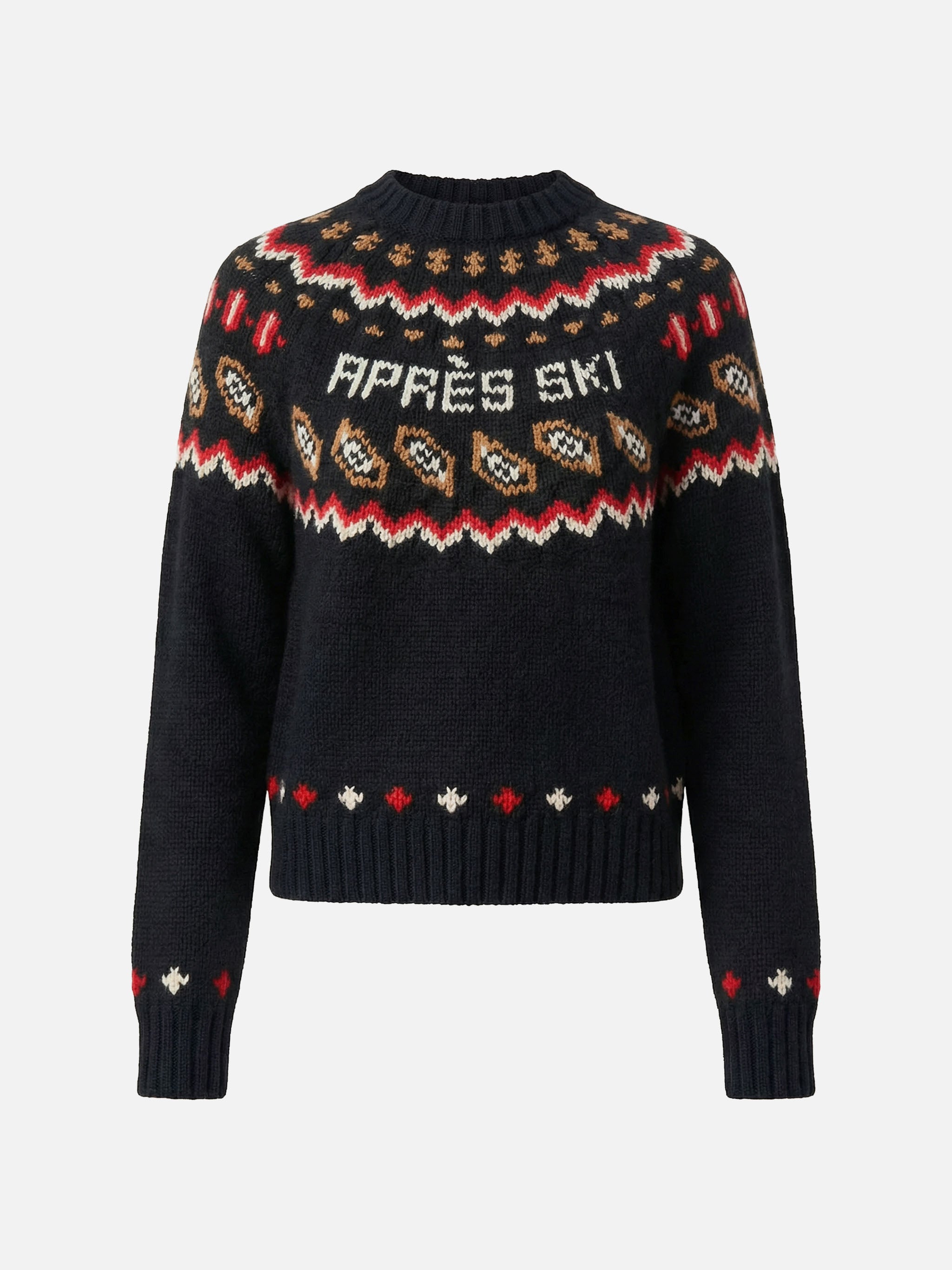 mc2-saint-barth-maglione-kyla-in-lana-con-jacquard-apres-ski-nero image 3
