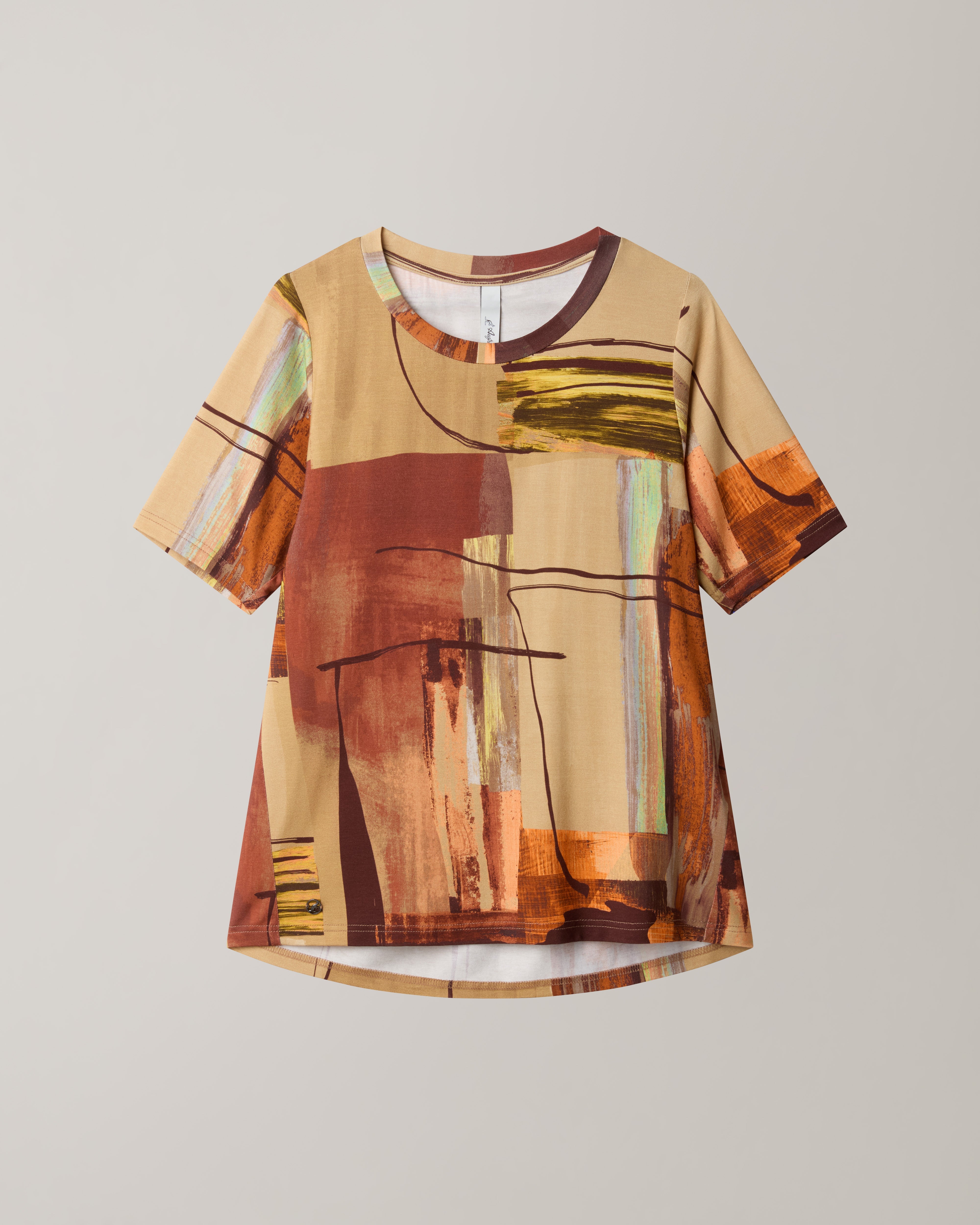 australian-spicy-print-t-shirt-bruges-caramello image 5