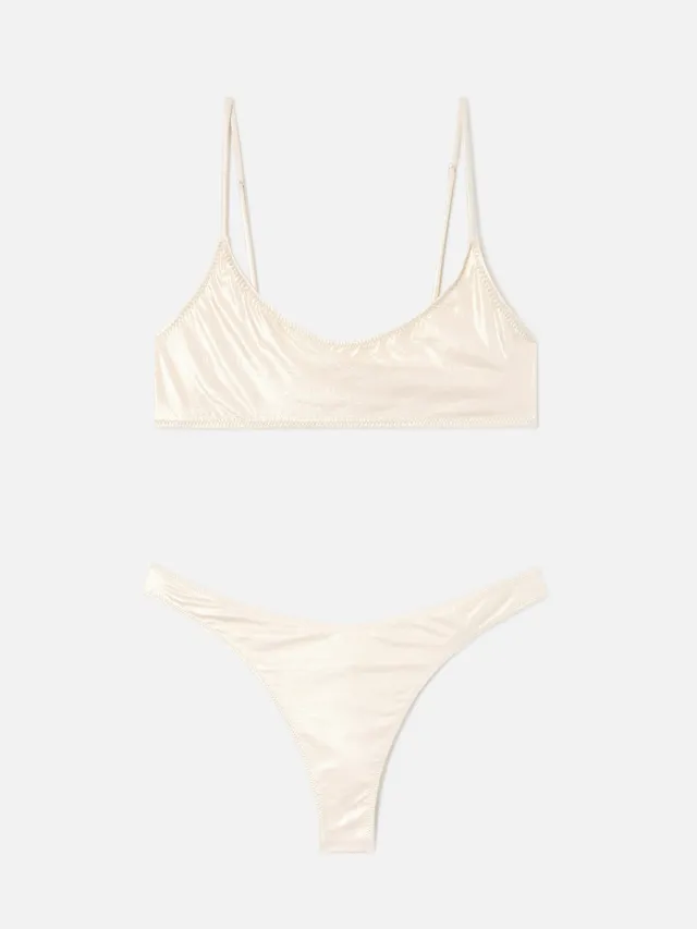mc2-saint-barth-sadie-naomi-bikini-donna-bralette-laminato-oro-slip-cheeky image 1