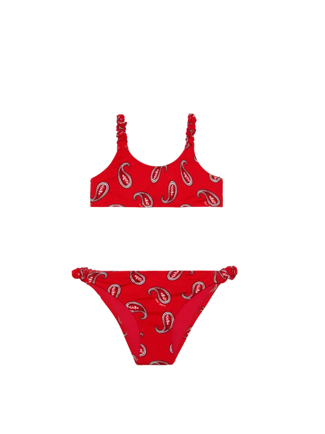 mc2-saint-barth-bikini-bambina-a-bralette-con-stampa-paisley-rossa image 1