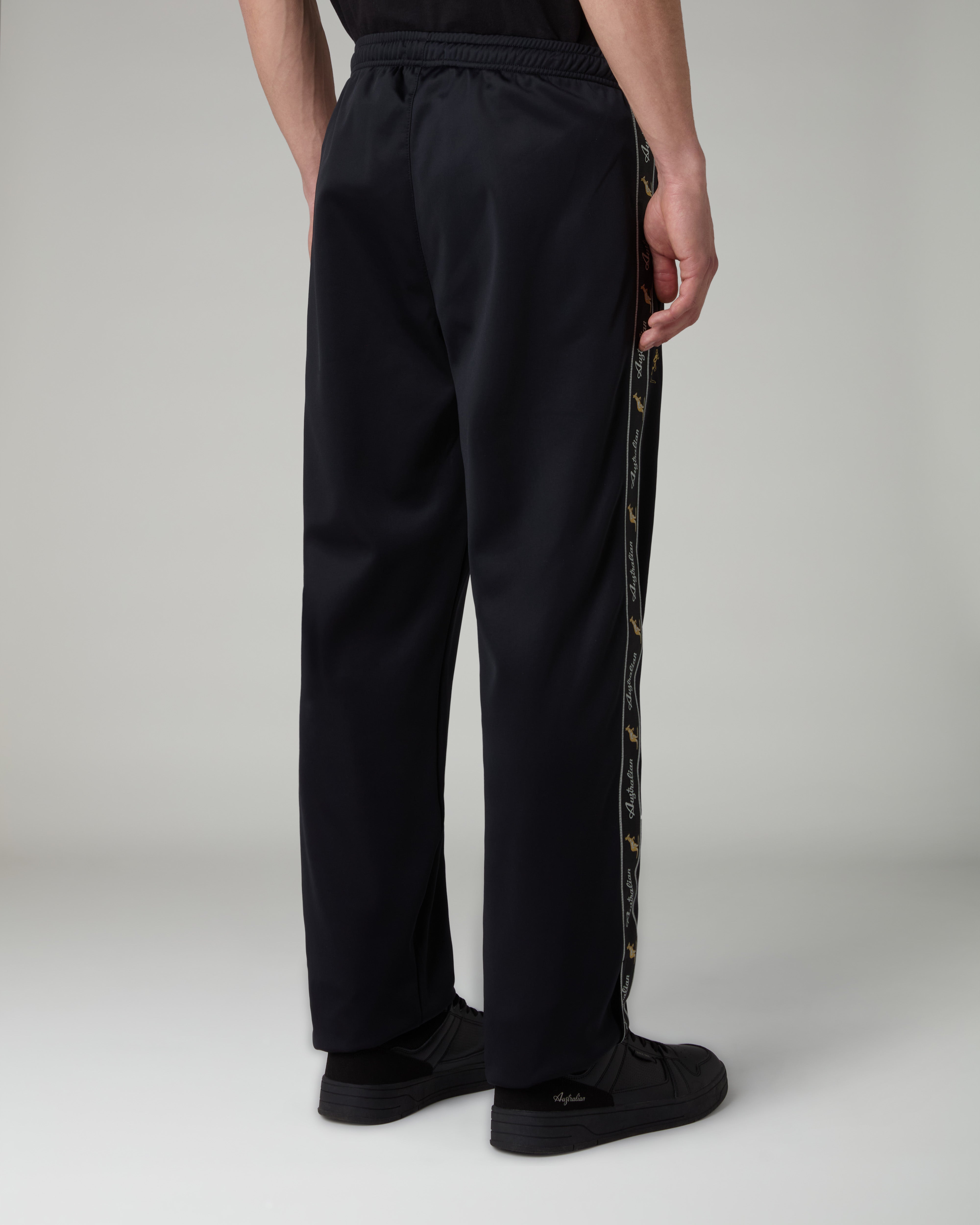 australian-acetate-track-pants-pantalone-tuta-nero-ss26 image 3