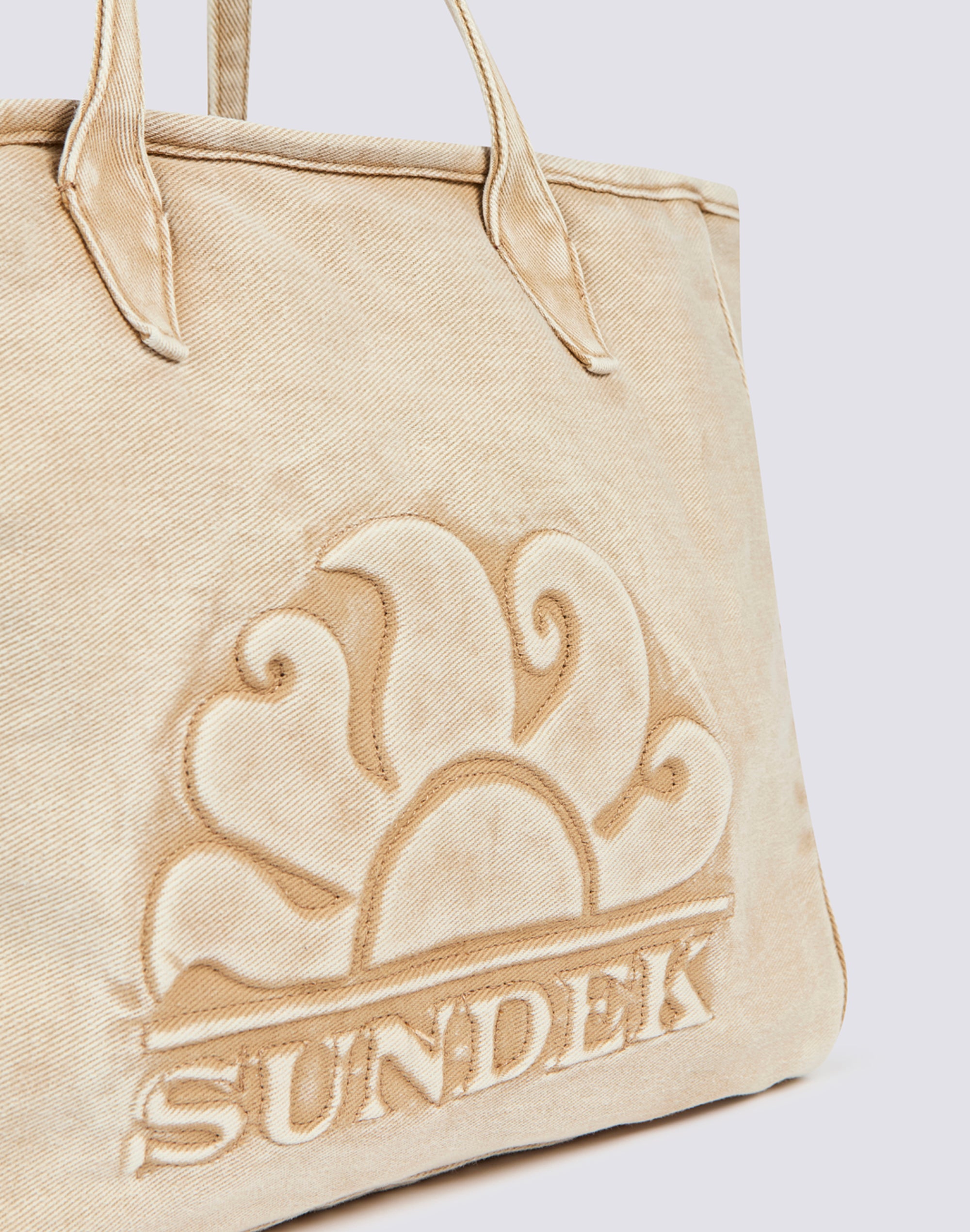sundek-roberts-tote-bag-regular-donna-in-cotone-canvas-tinto-capo image 3