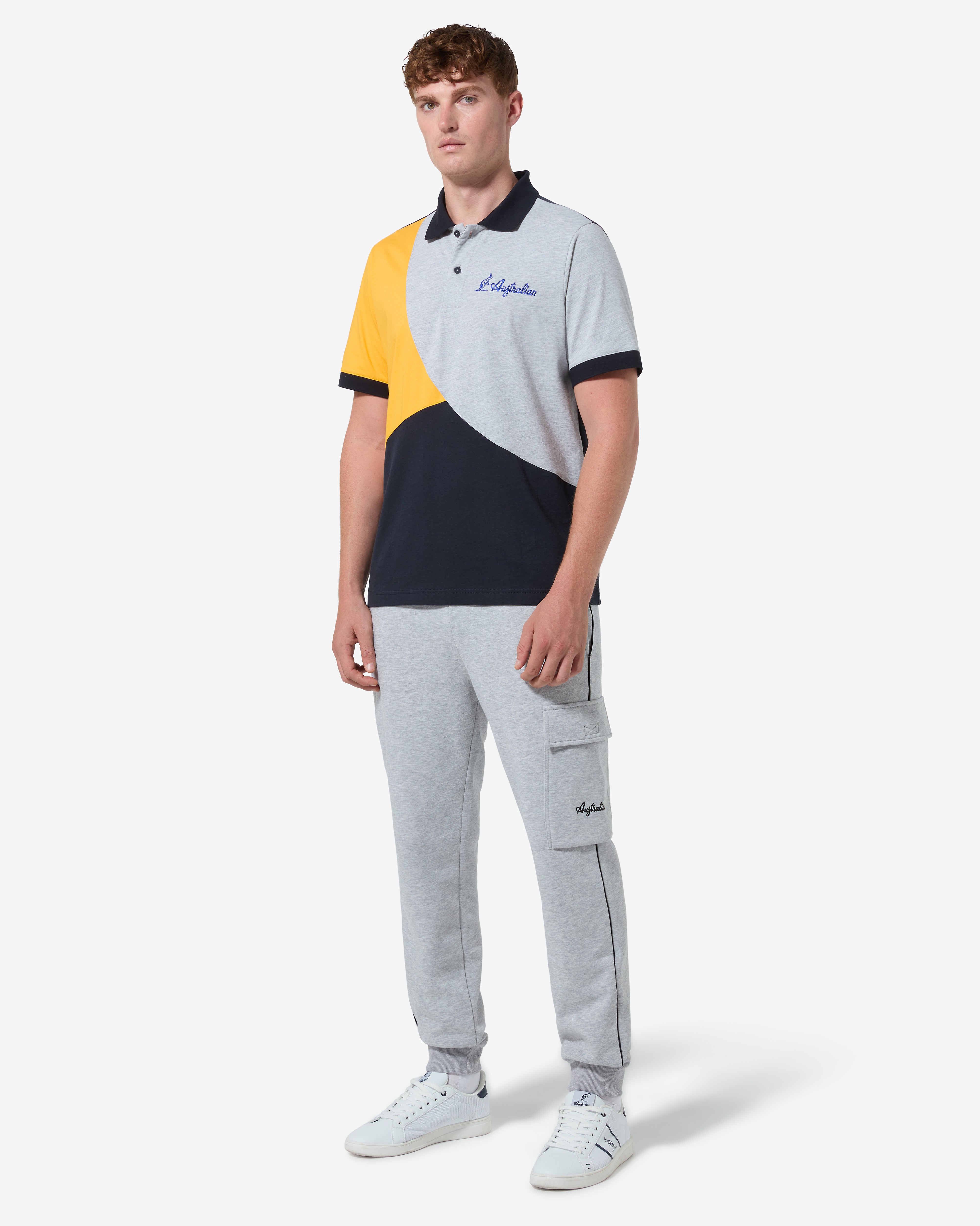australian-anti-gravity-polo-polo-in-cotone-blu-navy image 2