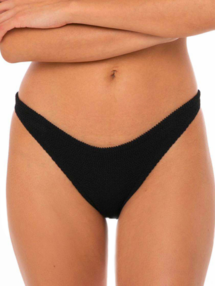 slip-da-bagno-mc2-saint-barth-elise-in-tessuto-crinkle-nero image 1