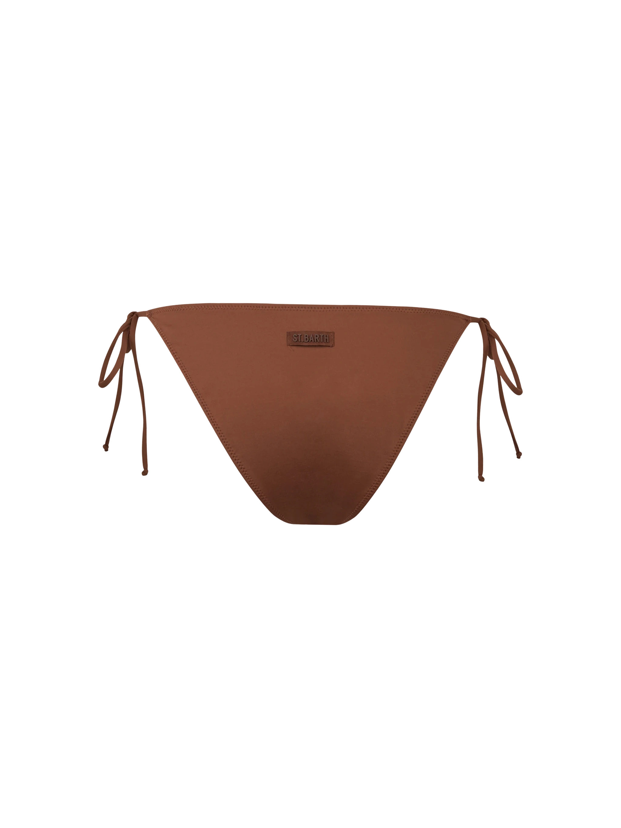 mc2-saint-barth-slip-mare-virgo-donna-classico-con-strass-marrone image 2