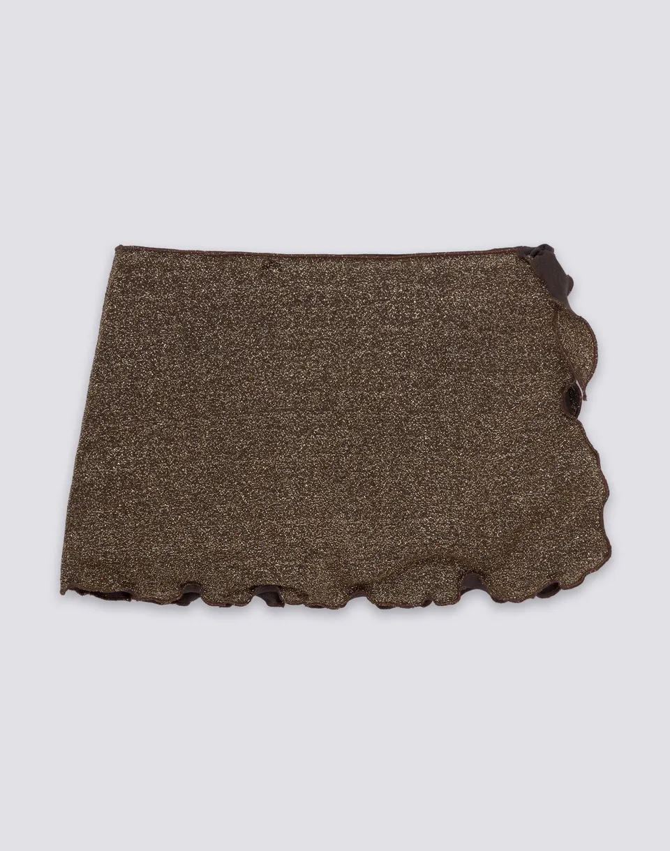 sundek-mini-pareo-bambina-in-lurex-arricciato-con-nodo image 1