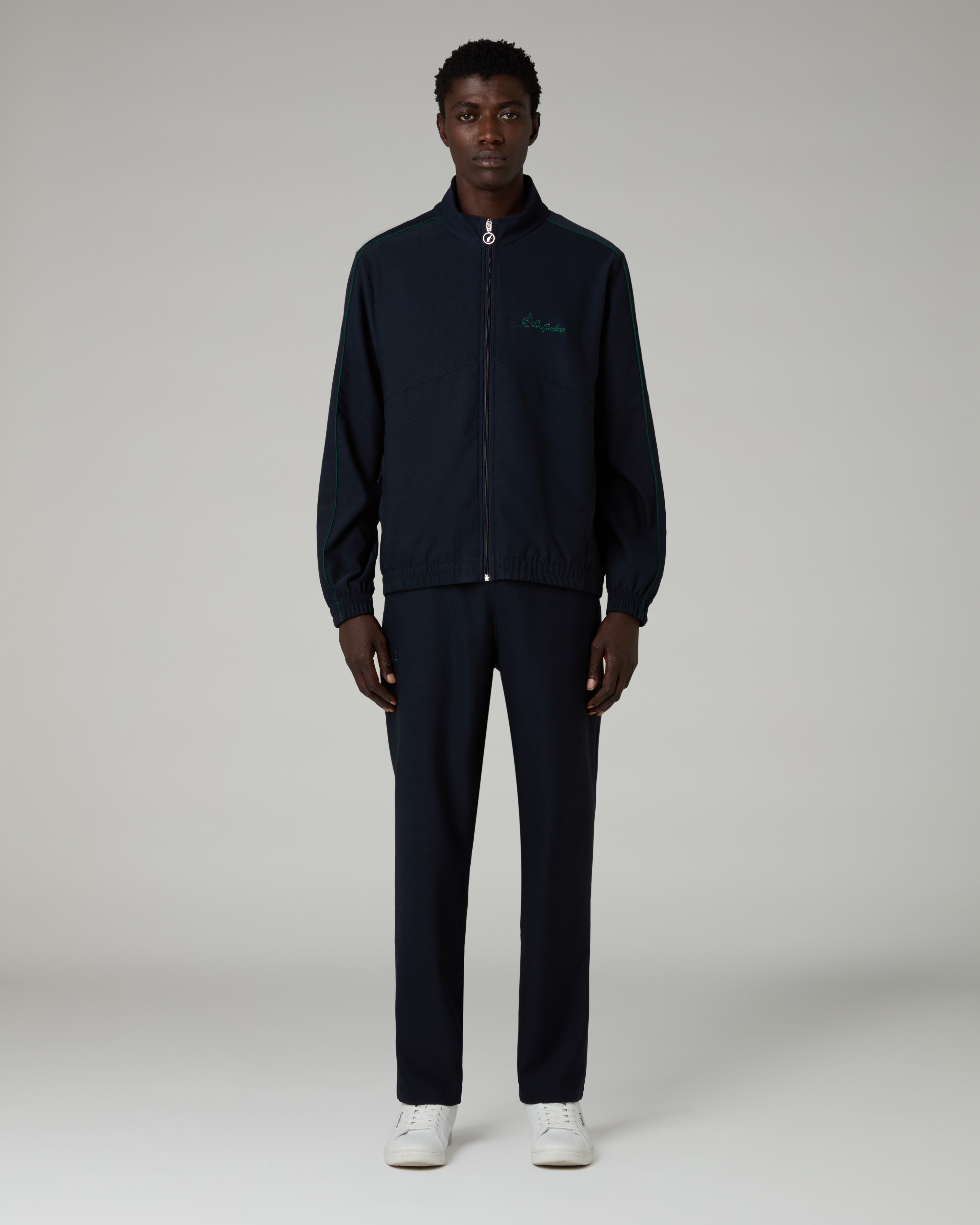 australian-oblivion-tracksuit-tuta-uomo-in-gabardine-wool-hand-blu-eclipse image 1