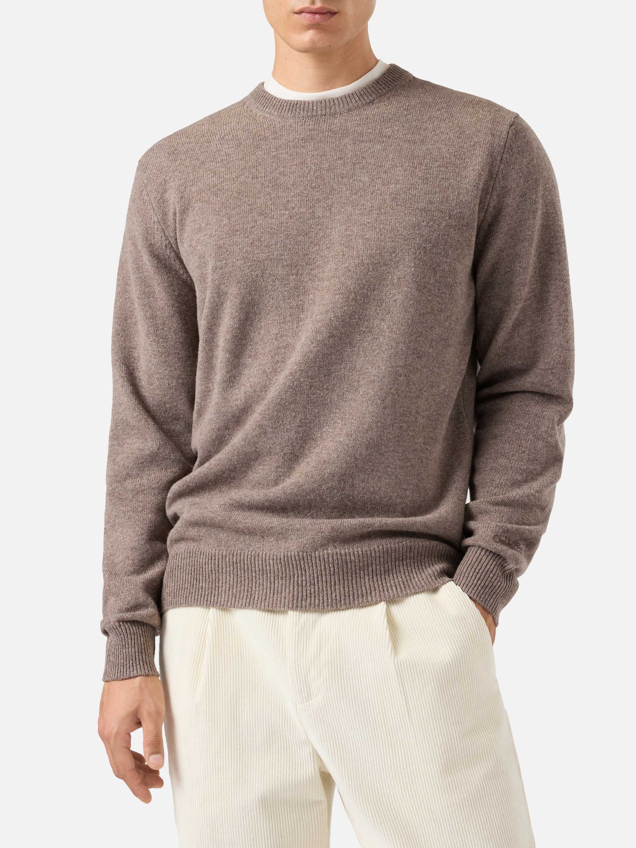 mc2-saint-barth-maglione-uomo-regent-in-100-lambswool-nocciola image 1