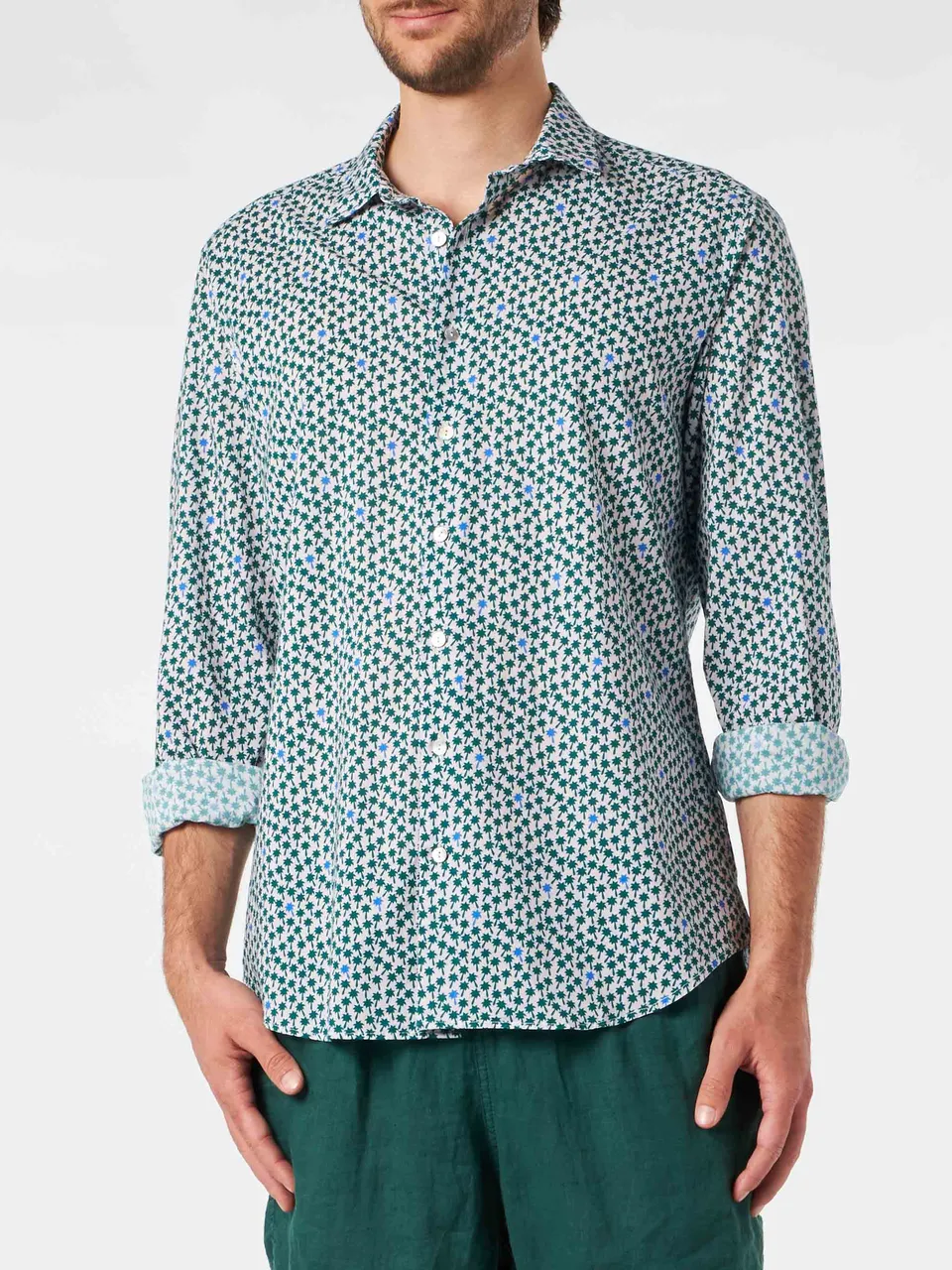 mc2-saint-barth-camicia-sikelia-da-uomo-in-cotone-mussola-con-stampa-micro-palme image 1