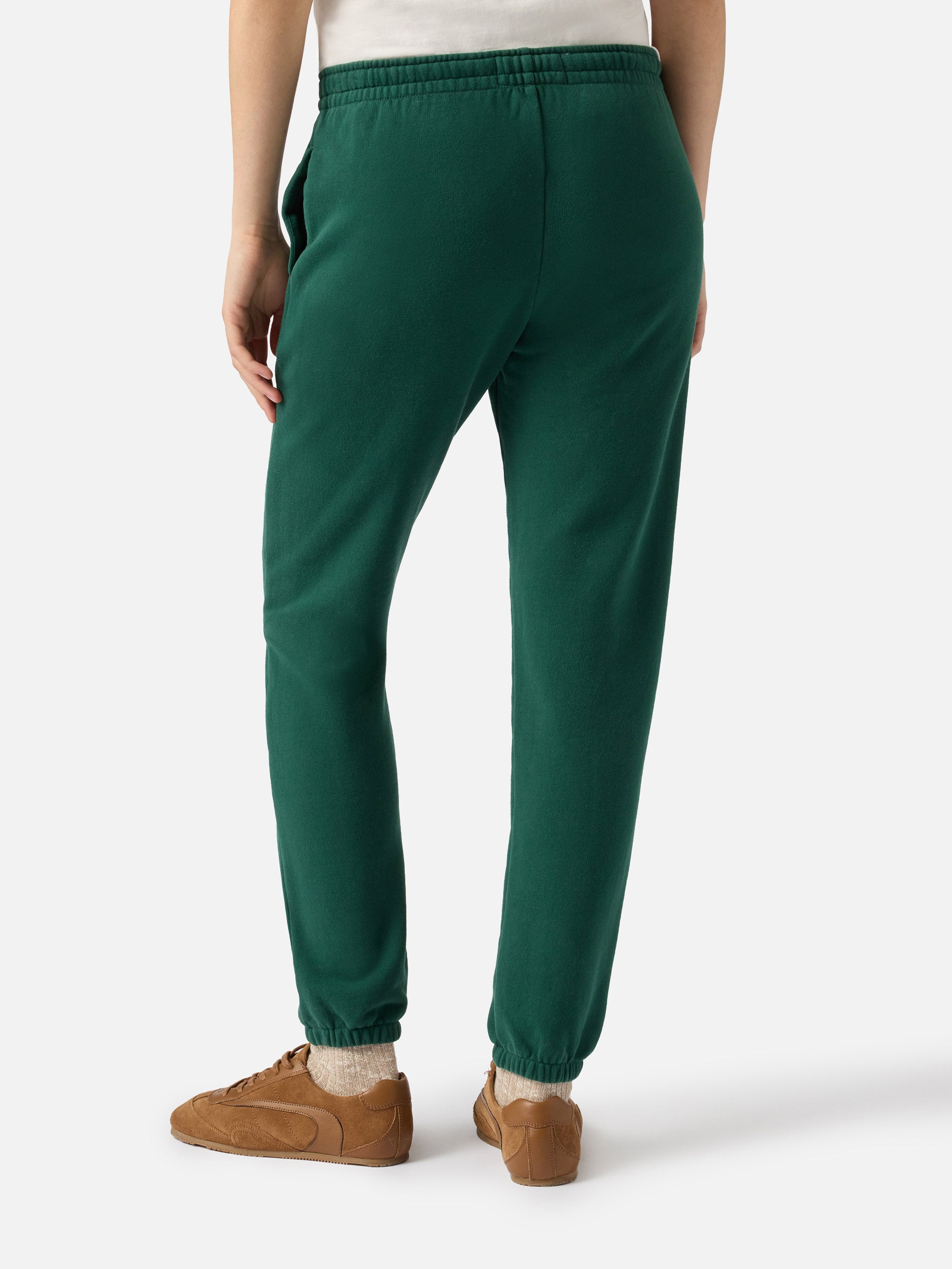 mc2-saint-barth-odalys-pantaloni-donna-felpa-cotone-verde-british image 4