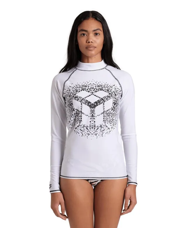 arena-rash-vest-l-s-graphic-maglia-rash-guard-donna-a-maniche-lunghe image 1