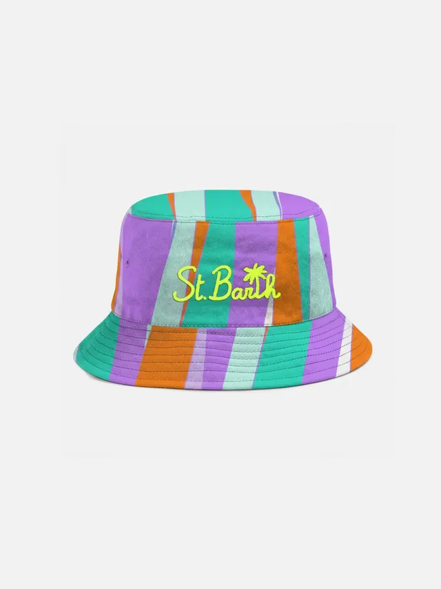 mc2-saint-barth-jae0002-cappello-pescatore-bucket-in-cotone-con-ricamo image 1