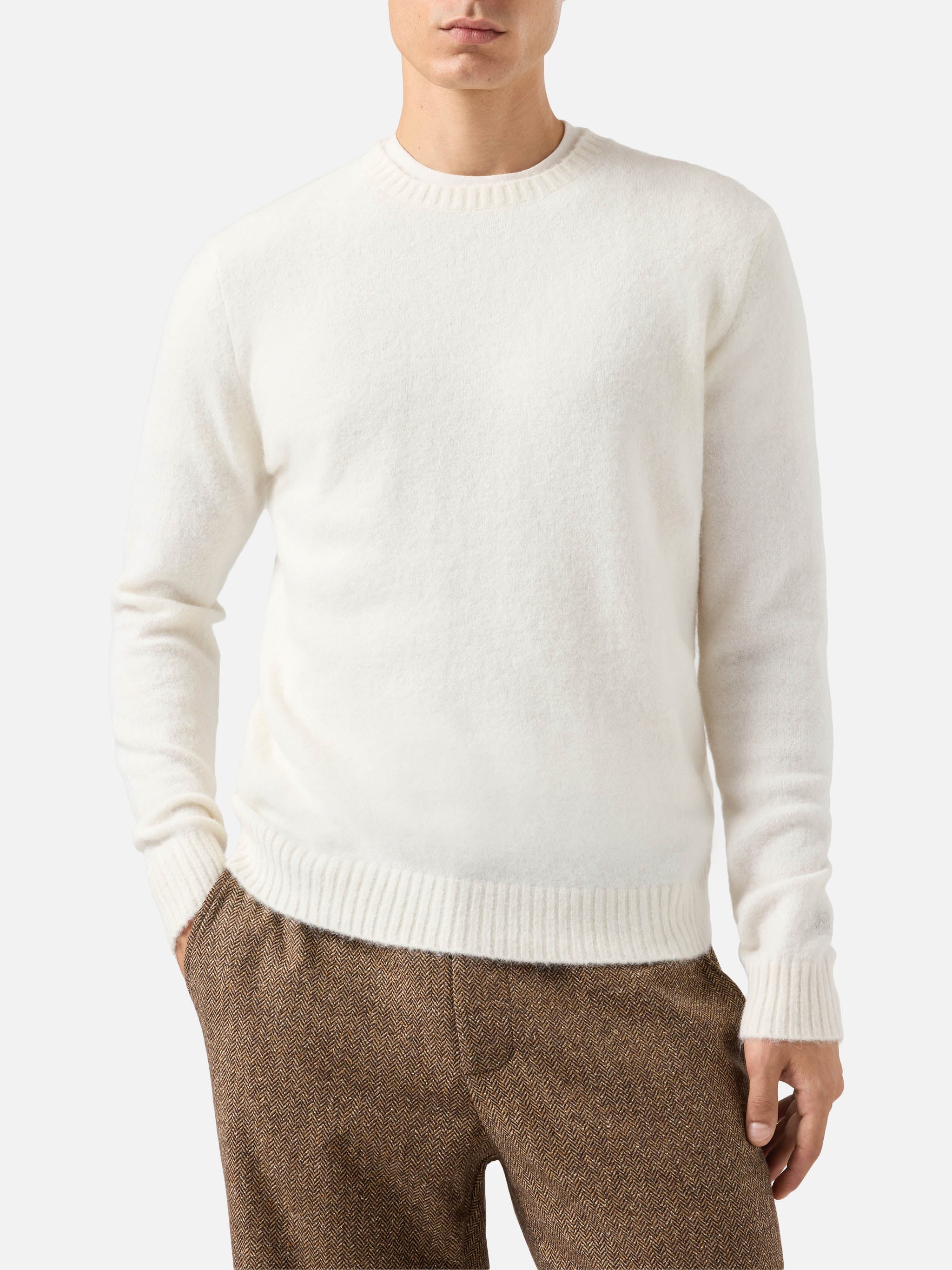 mc2-saint-barth-regent-maglione-girocollo-alpaca-stretch-bianco-uomo image 1