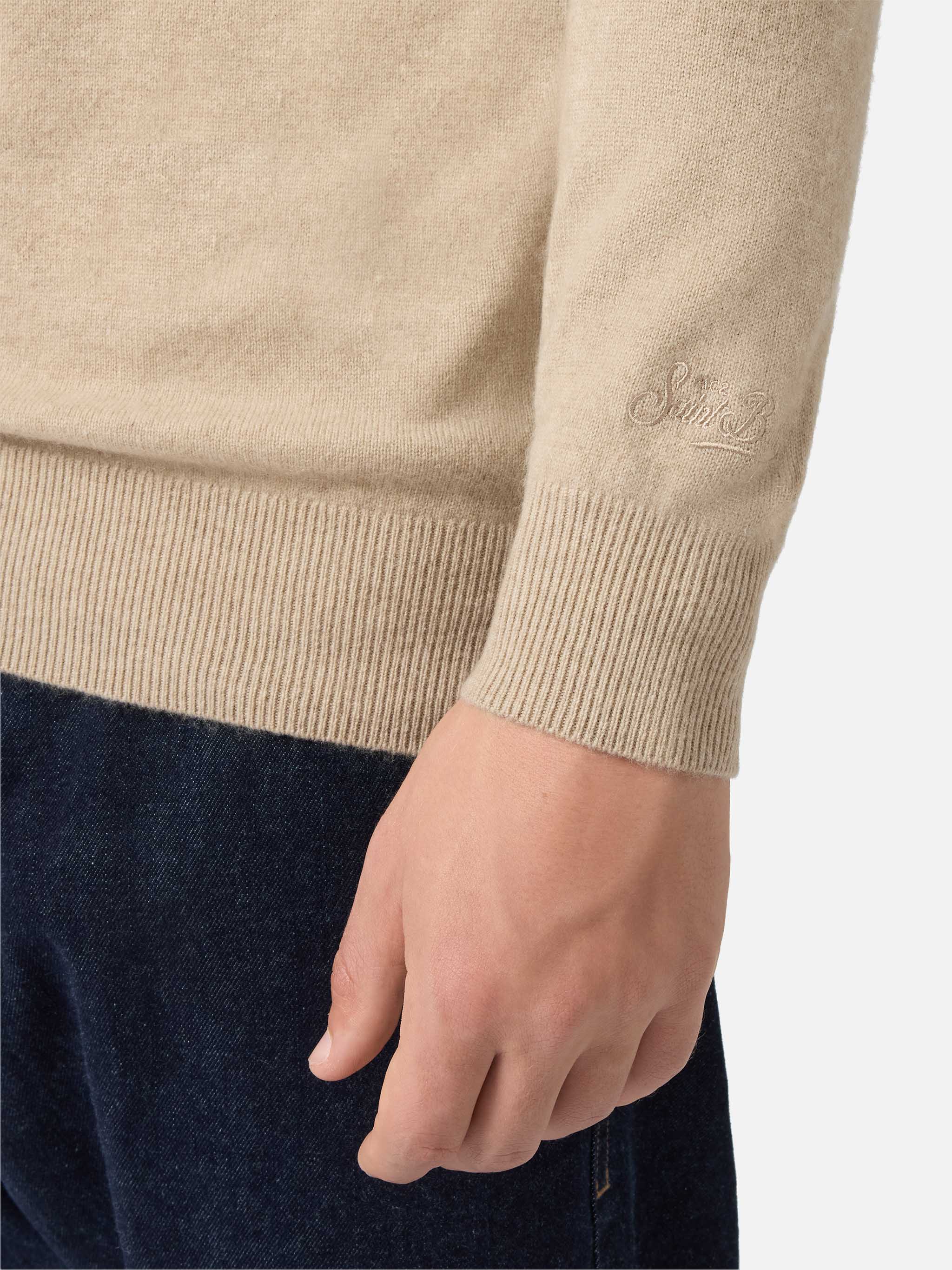 mc2-saint-barth-polo-covent-uomo-in-cashmere-beige image 4