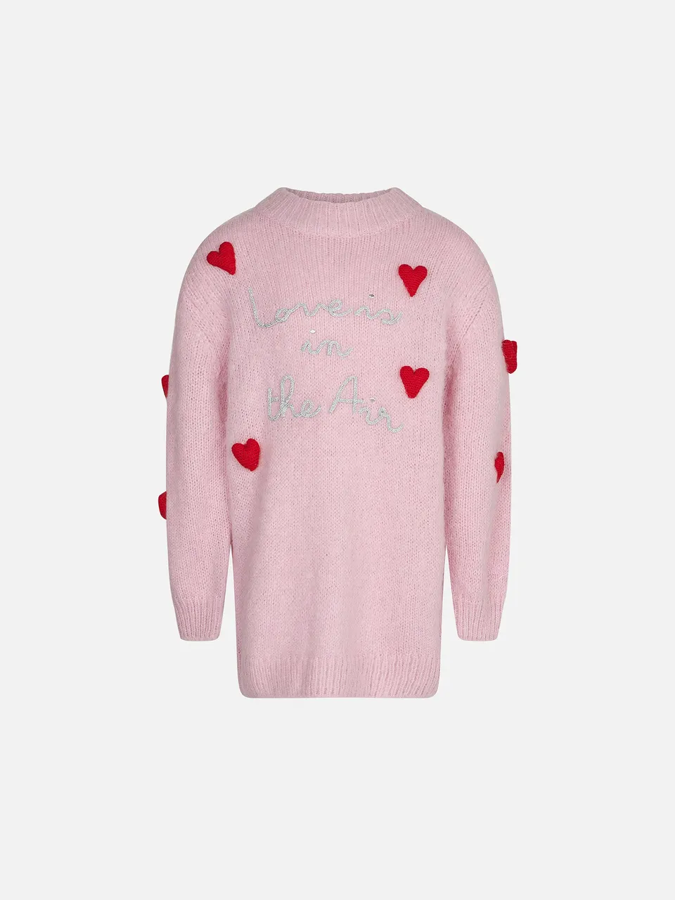 mc2-saint-barth-abito-bambina-danya-in-maglia-rosa-con-cuori-love-is-in-the-air image 1