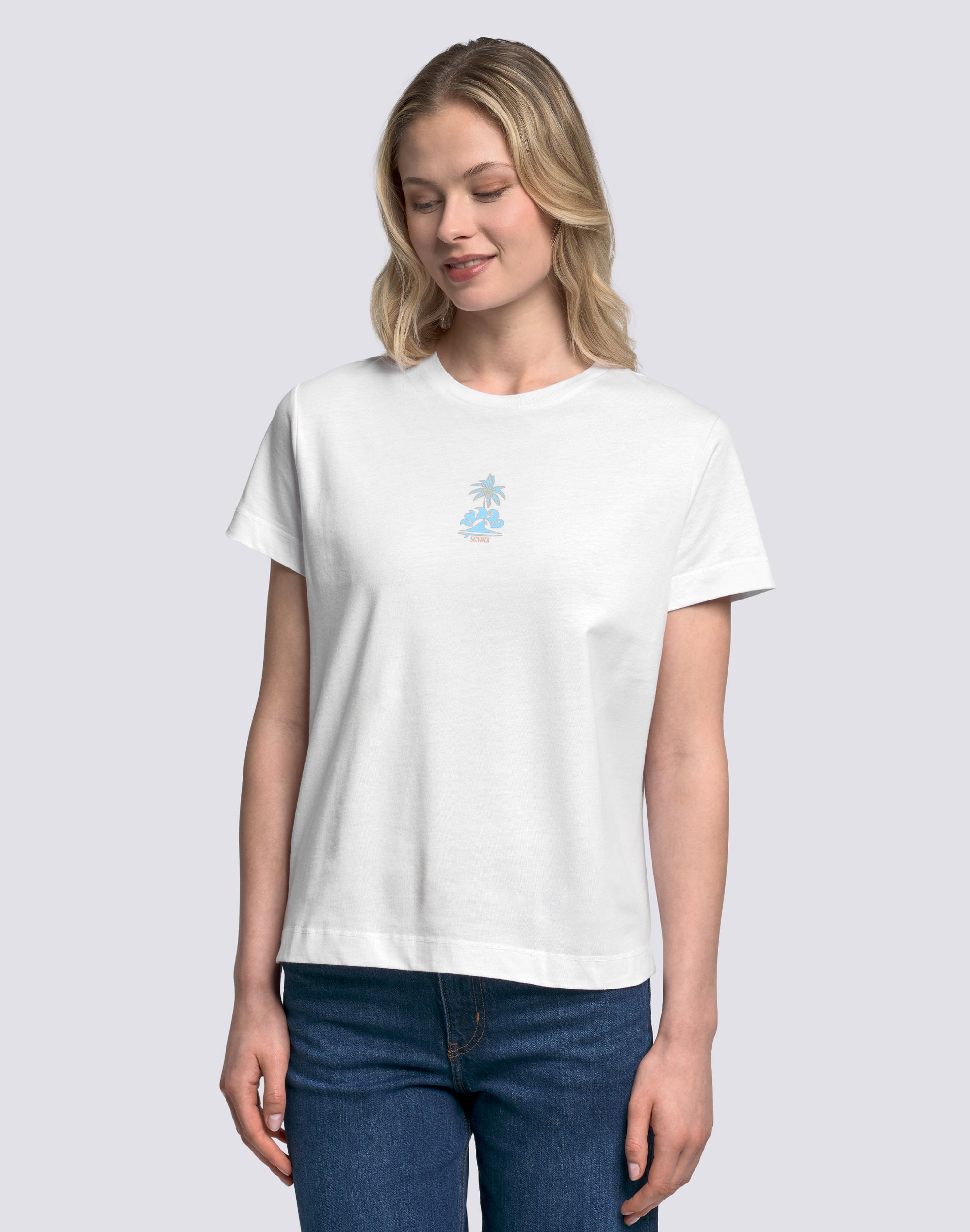 sundek-t-shirt-donna-stampa-good-vibes-only image 5