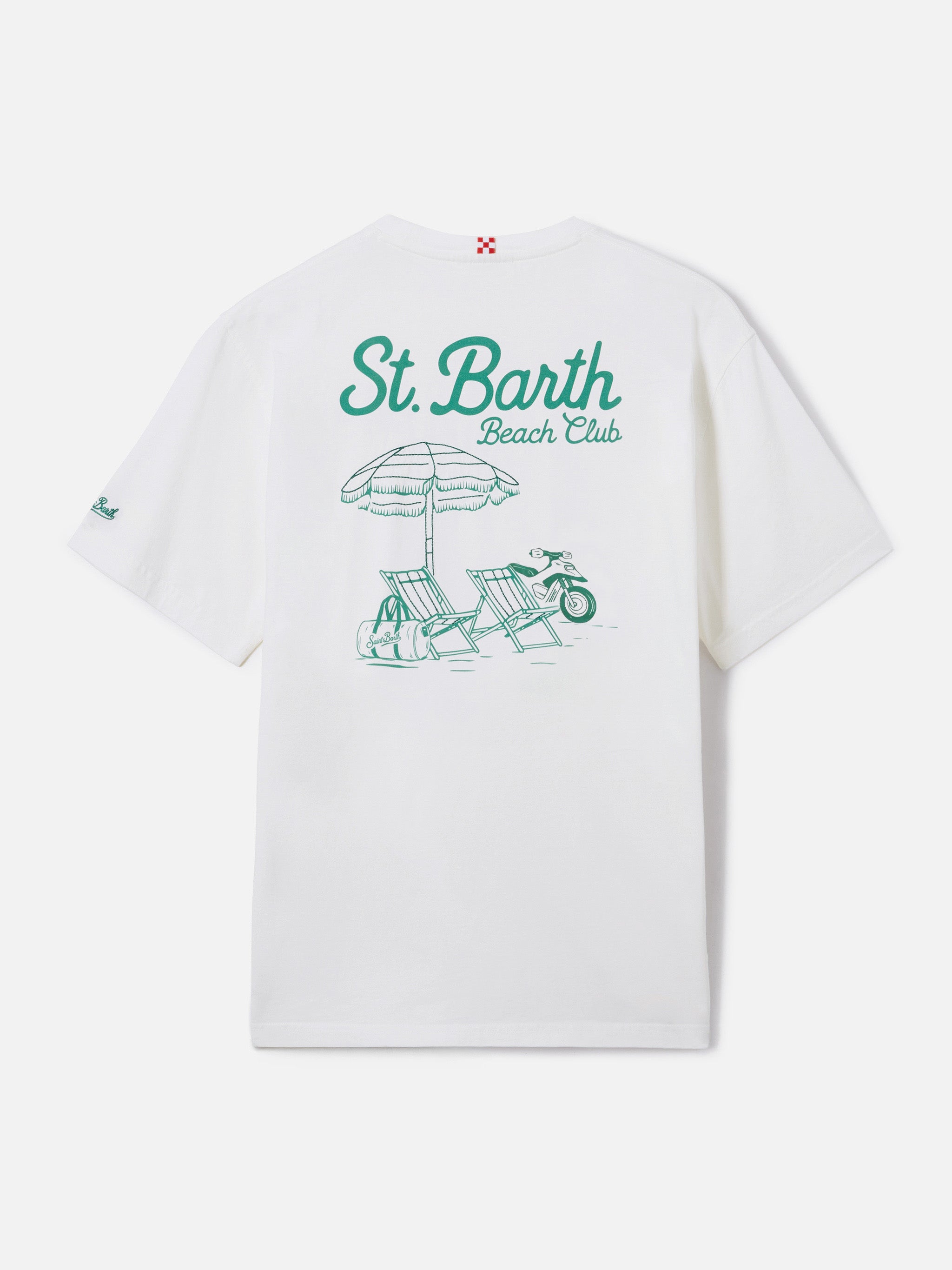 mc2-saint-barth-portland-t-shirt-uomo-bianca-st-barth-beach-club image 1