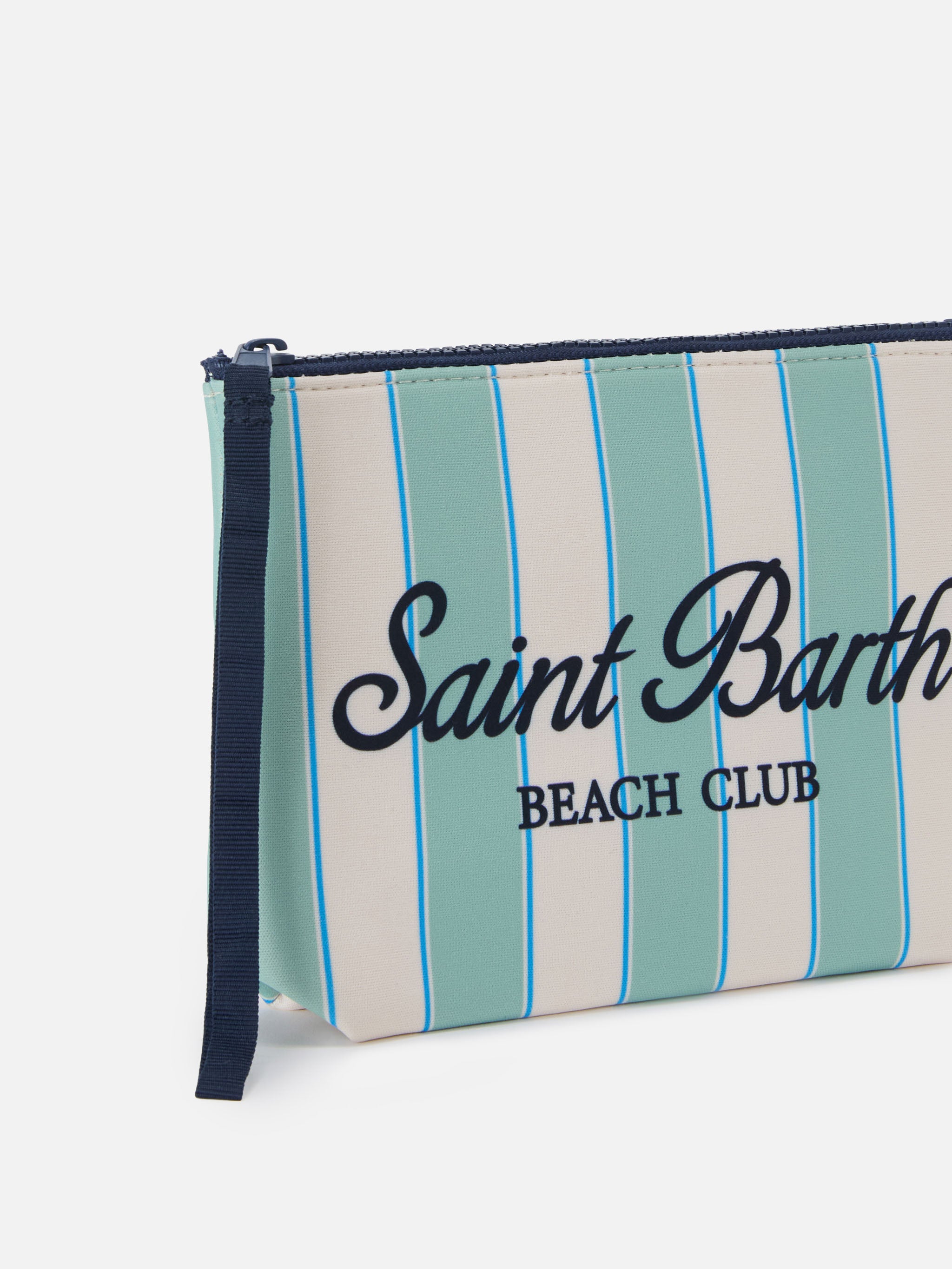 mc2-saint-barth-pochette-aline-scuba-righe-verde-menta-beach-club image 2