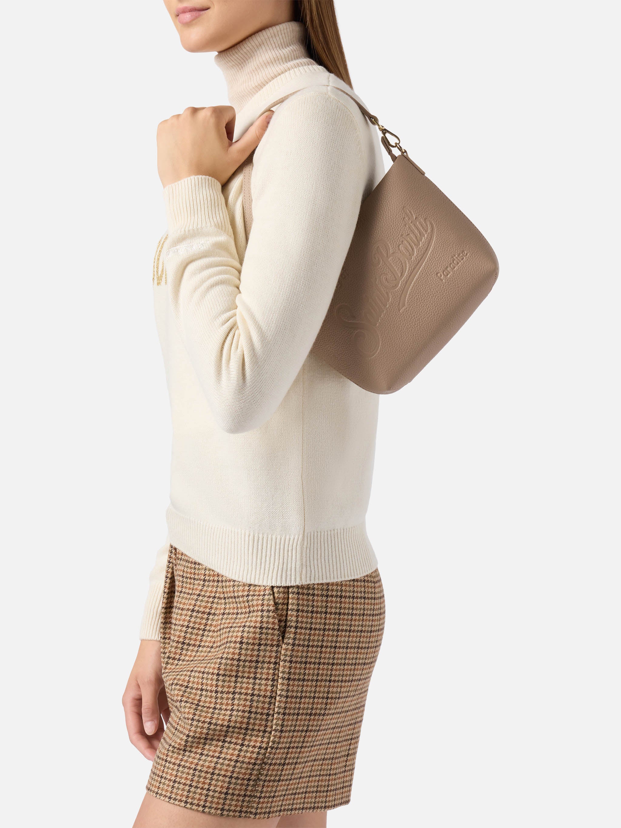 mc2-saint-barth-aline-bag-ali0034-borsa-a-spalla-in-pelle-martellata-nocciola-23 image 2
