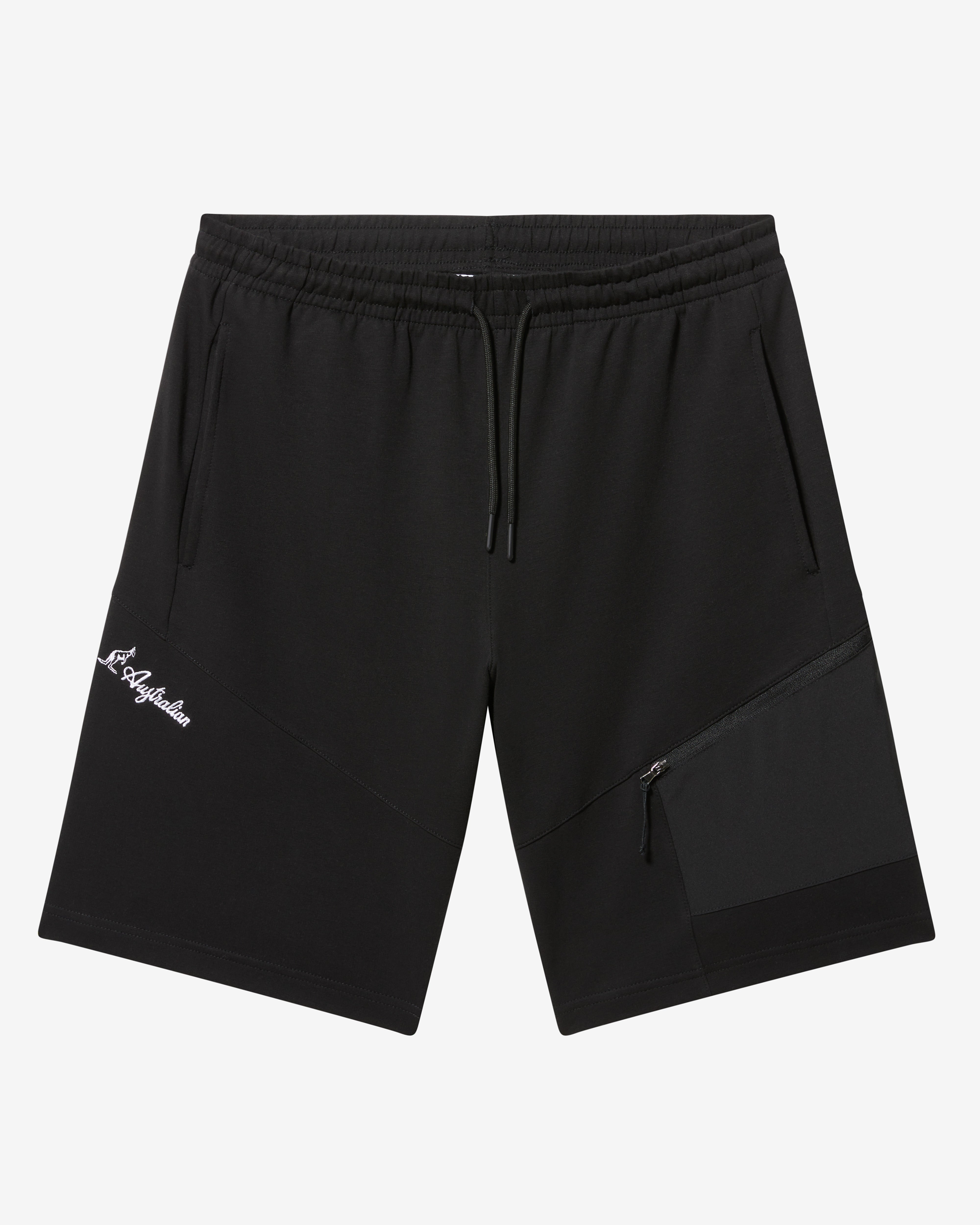 australian-gen-vinyl-short-short-in-felpa-elasticizzata-nero image 5