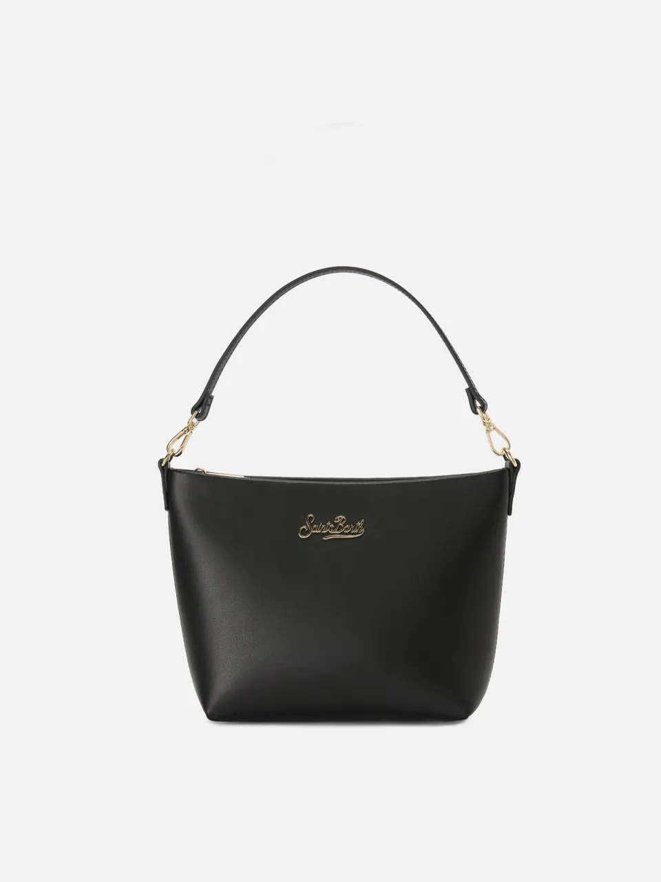 mc2-saint-barth-aline-borsa-spalla-donna-pelle-liscia-nera-logo image 1