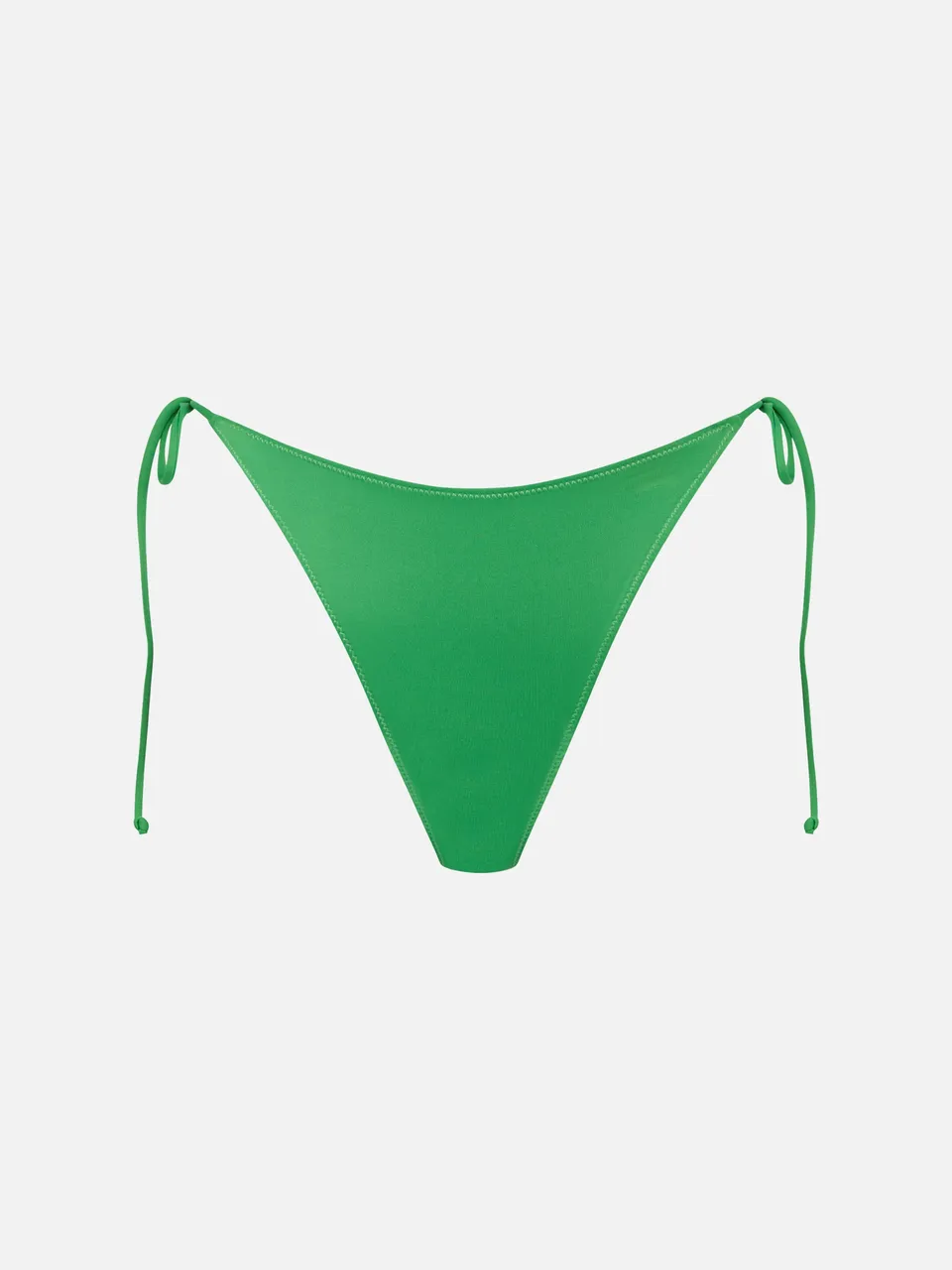 slip-mare-mc2-saint-barth-marielle-verde-tinta-unita-con-laccetti image 1
