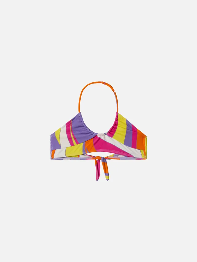 mc2-saint-barth-page-jr-top-crop-bambina-stampa-shape-wave-arancione image 1