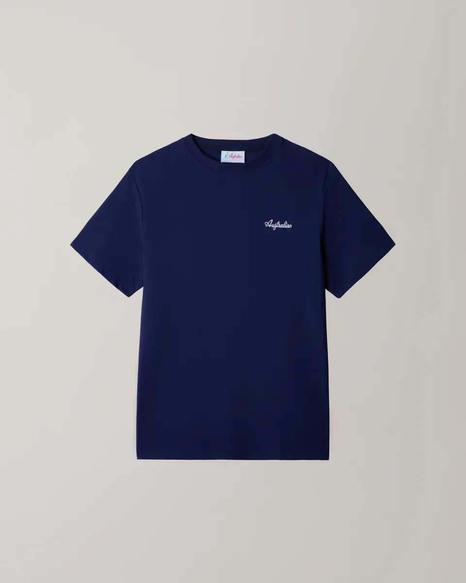 australian-easy-t-shirt-t-shirt-piquet-tecnico-blu-cosmo image 1