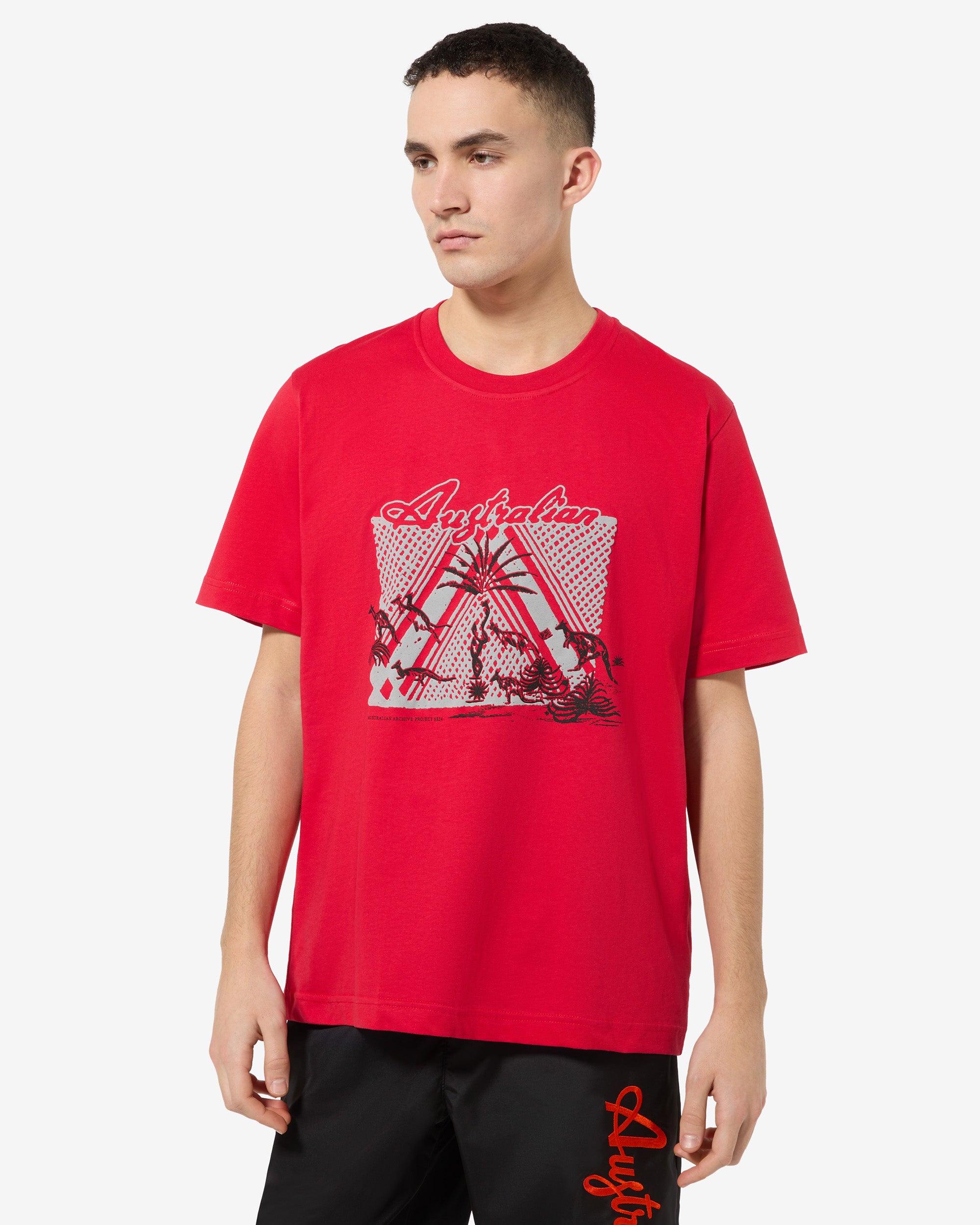 australian-ethnic-t-shirt-t-shirt-cotone-regular-fit-made-in-italy image 1