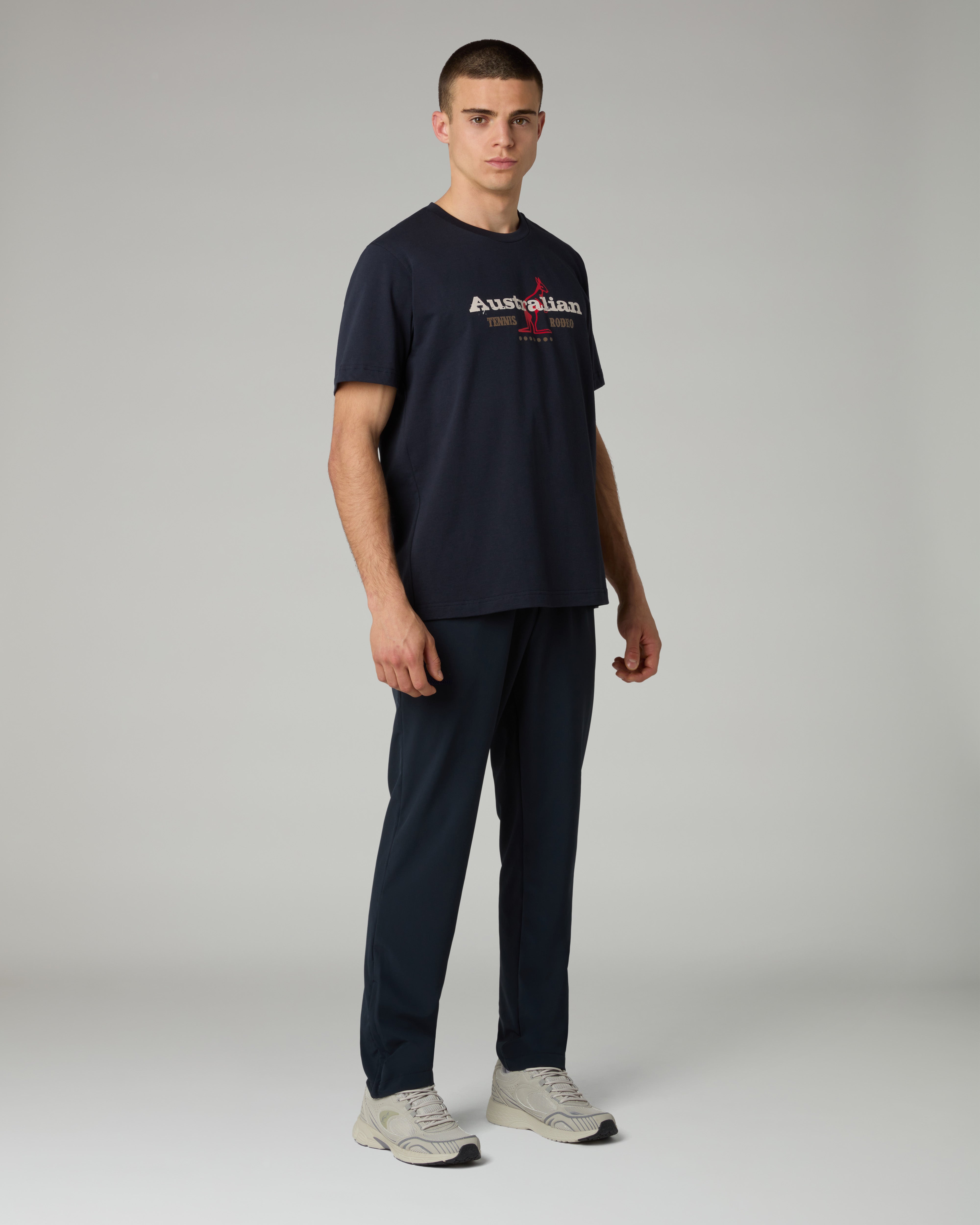 australian-rodeo-t-shirt-in-cotone-regular-fit-blu-navy image 2