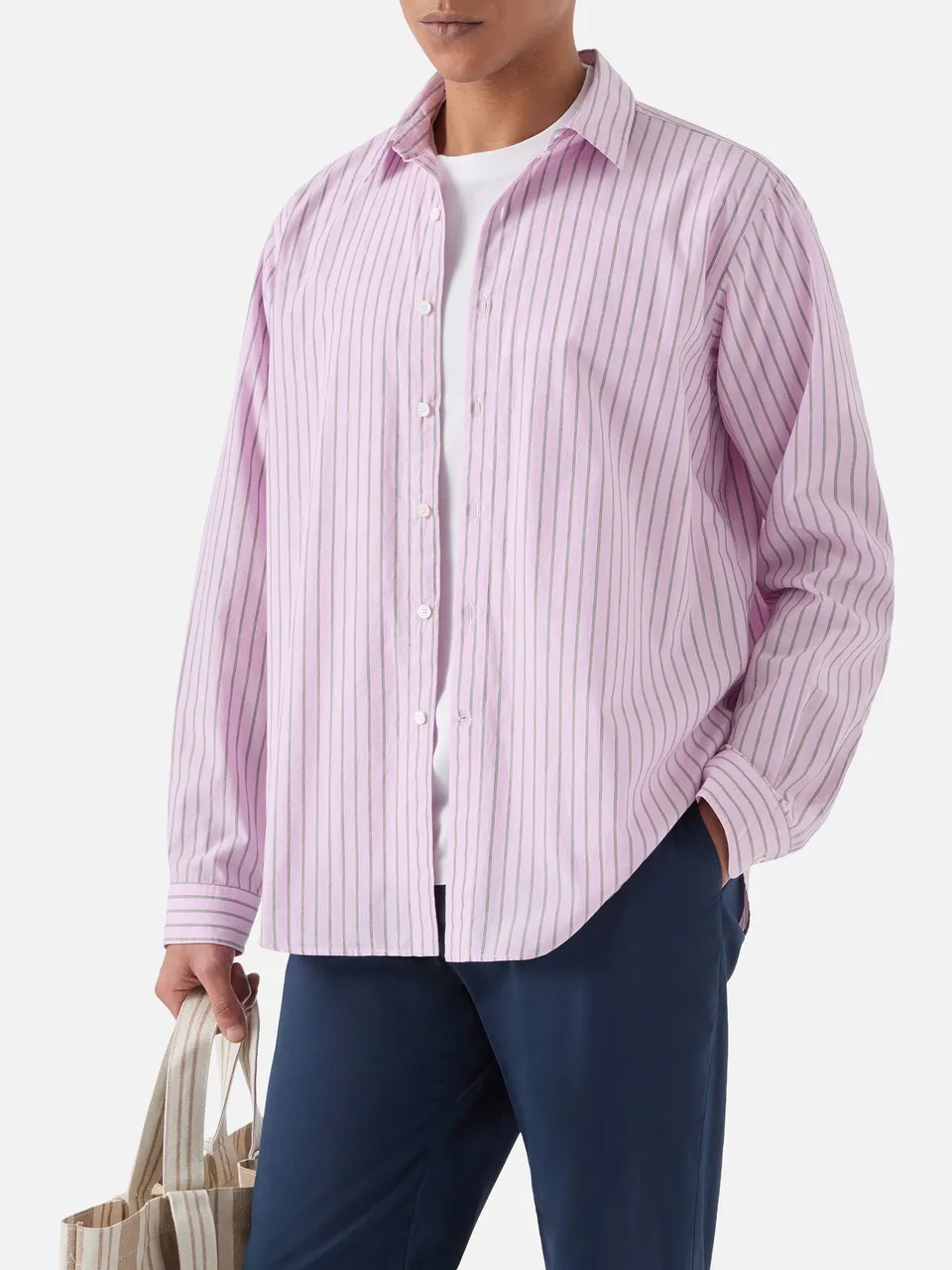 mc2-saint-barth-camicia-levanzo-uomo-in-cotone-a-righe-rosa-fit-oversize image 1